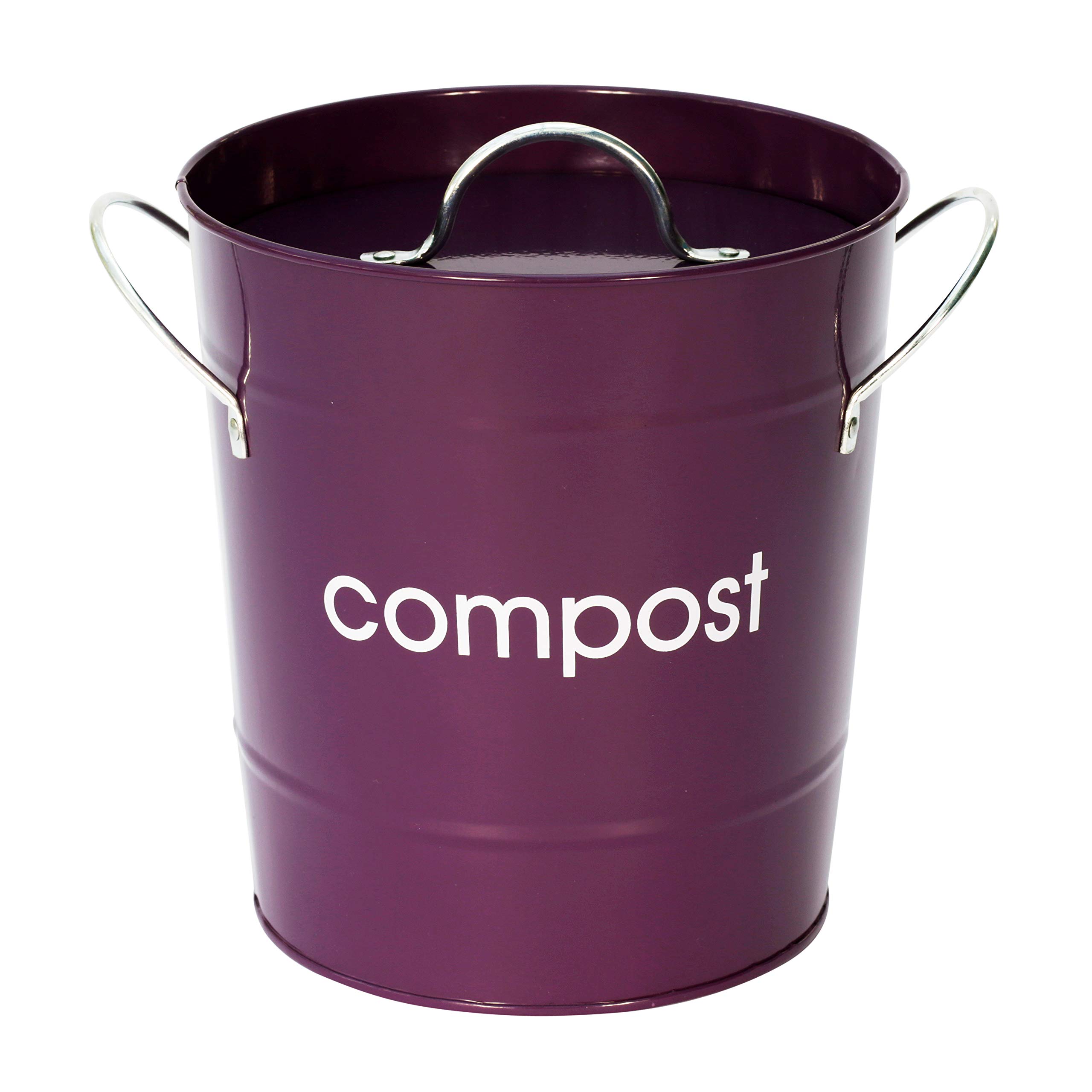 Premier Housewares (Purple) Compost Bin Available In 5 Different Colours Purple
