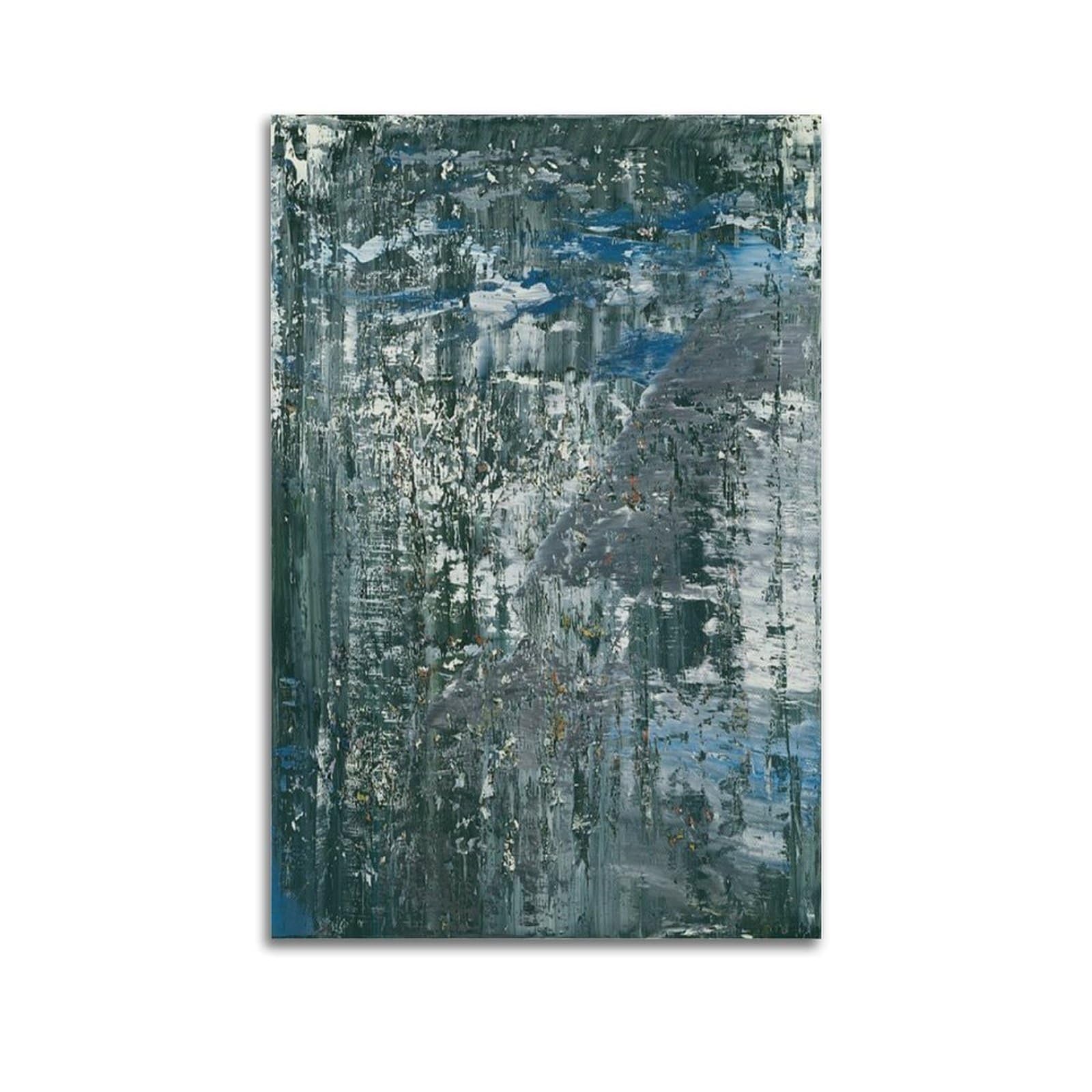 Ice by Gerhard Richter Painting On Canvas Wall Art Poster Picture Print Wall Art Painting Canvas Artworks Gift Idea Room Aesthetic 12x18inch(30x45cm)