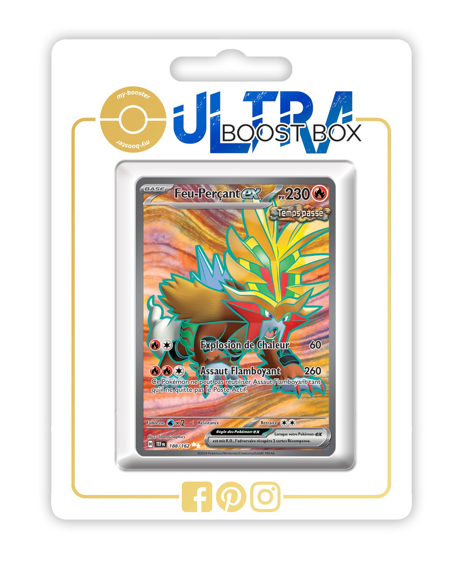 Pokémon Forces temporelles: Feu-Perçant Ex 038/162 FR | Kaufen auf Pokémon Forces temporelles: Feu-Perçant Ex 038/162 FR | Kaufen auf
