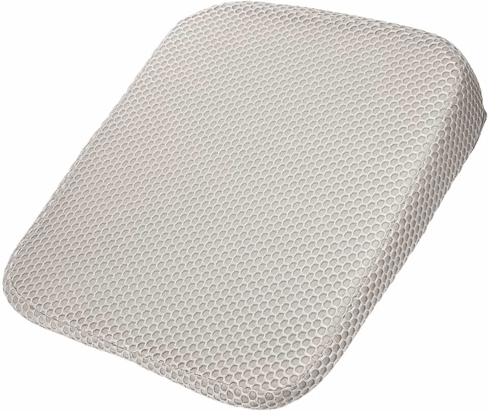 HARFINGTON Almofada de assento de 8 cm de espessura confortável de espuma viscoelástica para cadeira de escritório com fundo antiderrapante para motorista de assento de carro, cinza