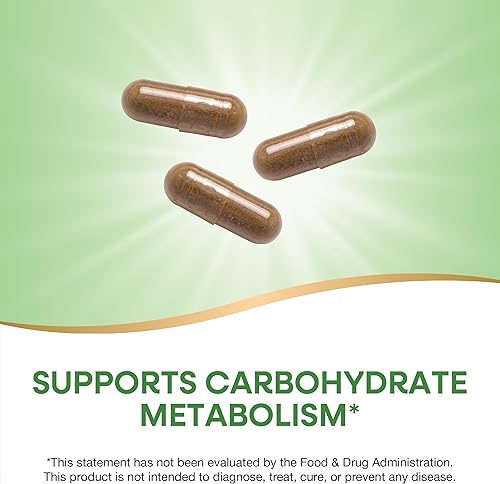 Miniatura 2 de Nature's Way Mezcla de azúcar en sangre con extracto de gimnema, apoya el metabolismo de los carbohidratos*, vitamina A, 90 cápsulas