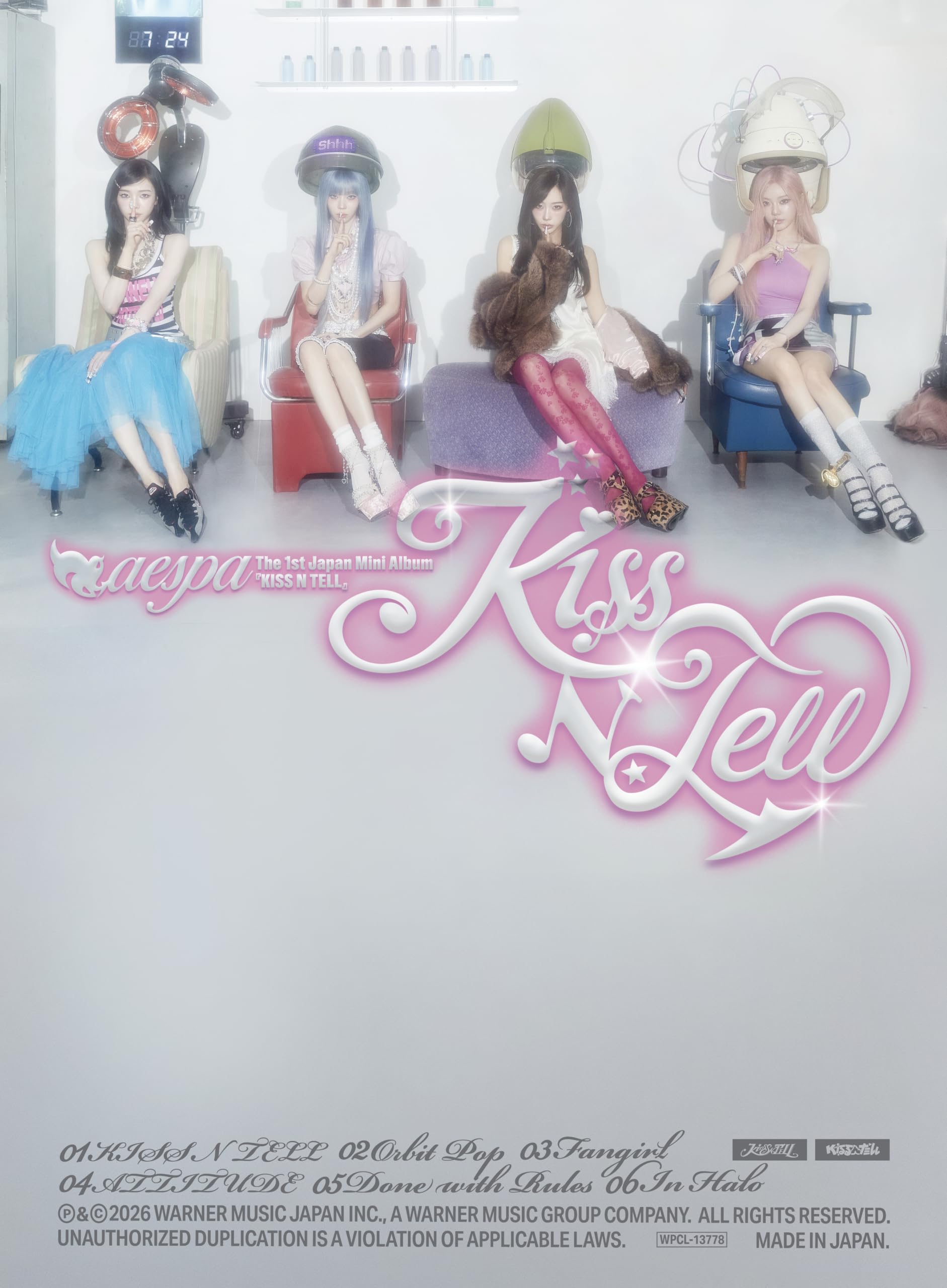 Amazon.co.jp: KISS N TELL 【Limited Edition Ver.】 - aespa (特典
