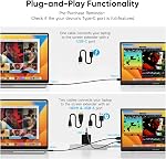 Moniteur portable, 15.6" FHD 1080P Écran de voyage pour ordinateur portable, écran externe ultra-mince avec Kickstand, extendeur d'écran pour PC Téléphone Mac PS4/5 Commutateur Xbox