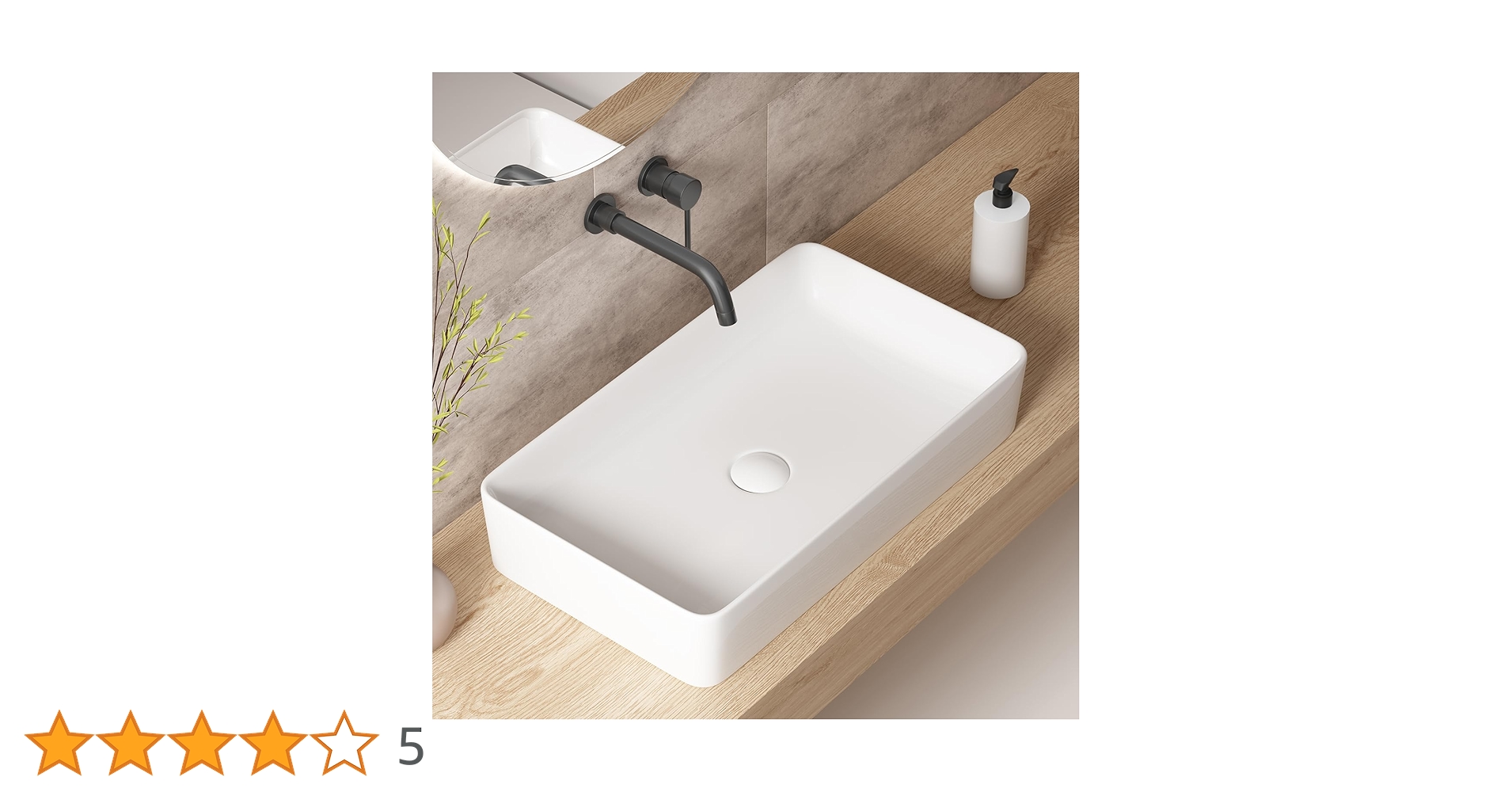 Kumi.O YAQUN White Undermount Kitchen Sink 25 Inch - Drop in