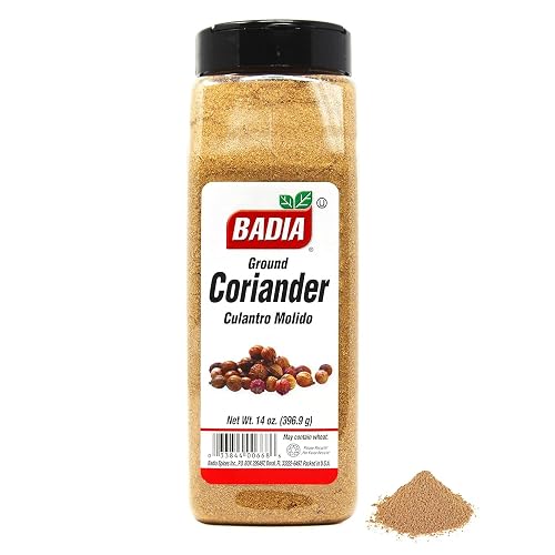 Badia Ground Coriander, 14 oz – Culantro Spice for Cooking
