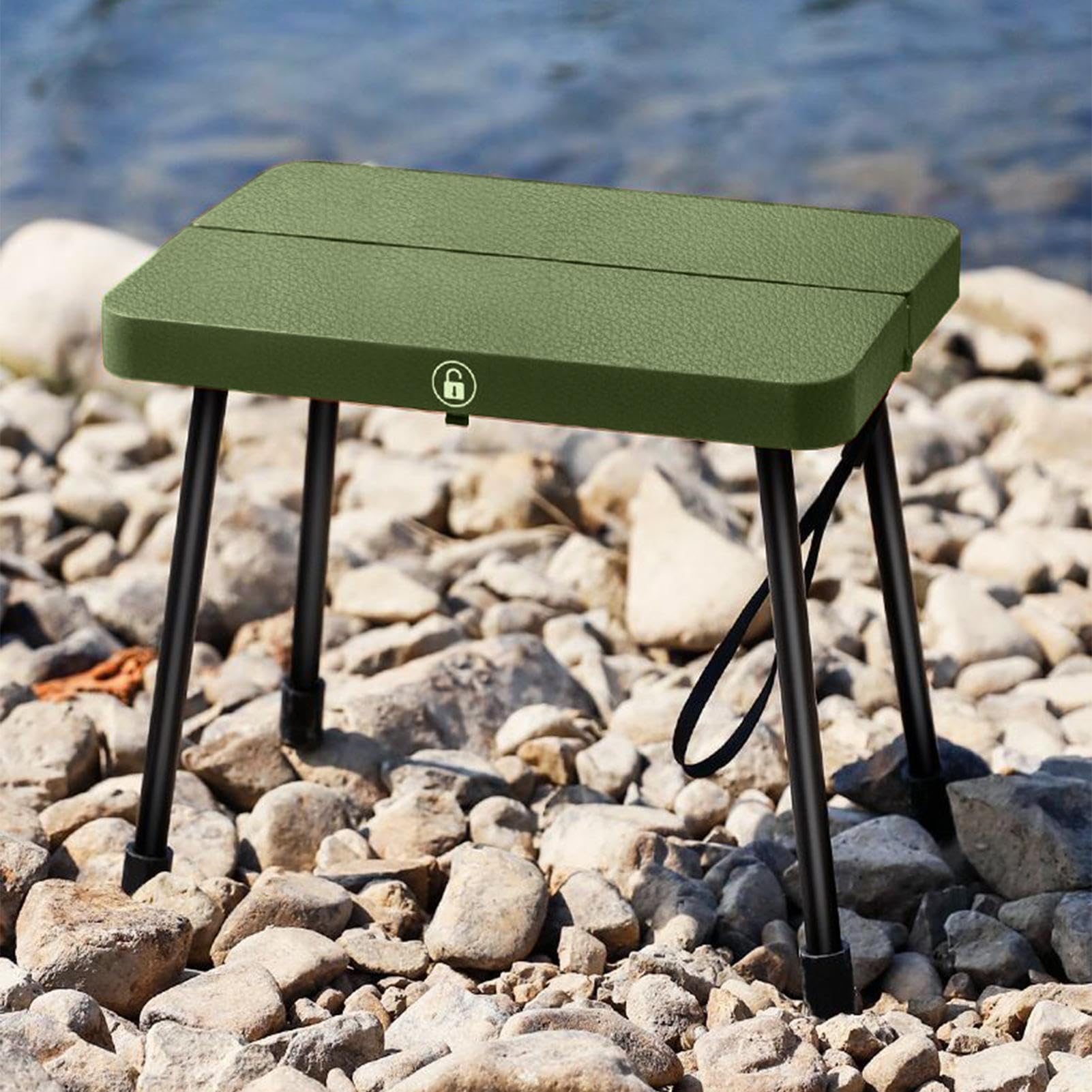 Chaise De Camping Pliable - Légère, Compacte, Idéale Pour Randonnée, Pêche, Pique-nique Et Voyages