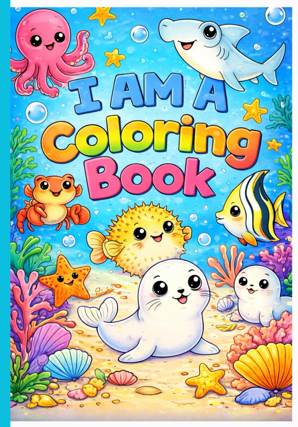 I Am A Coloring Book: A Fun Under The Sea Kids Coloring Book