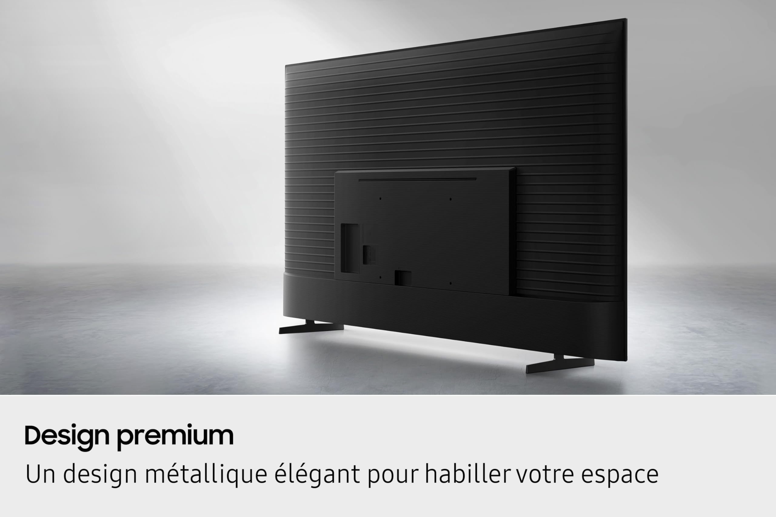 SAMSUNG 43-calowy telewizor Crystal UHD U8075F 4K Smart TV, niesamowite kolory z procesorem kryształowym 4K, słuchaj wszystkich głośników z Q-Symphony, dane chronione przez Knox Security i Gaming Hub