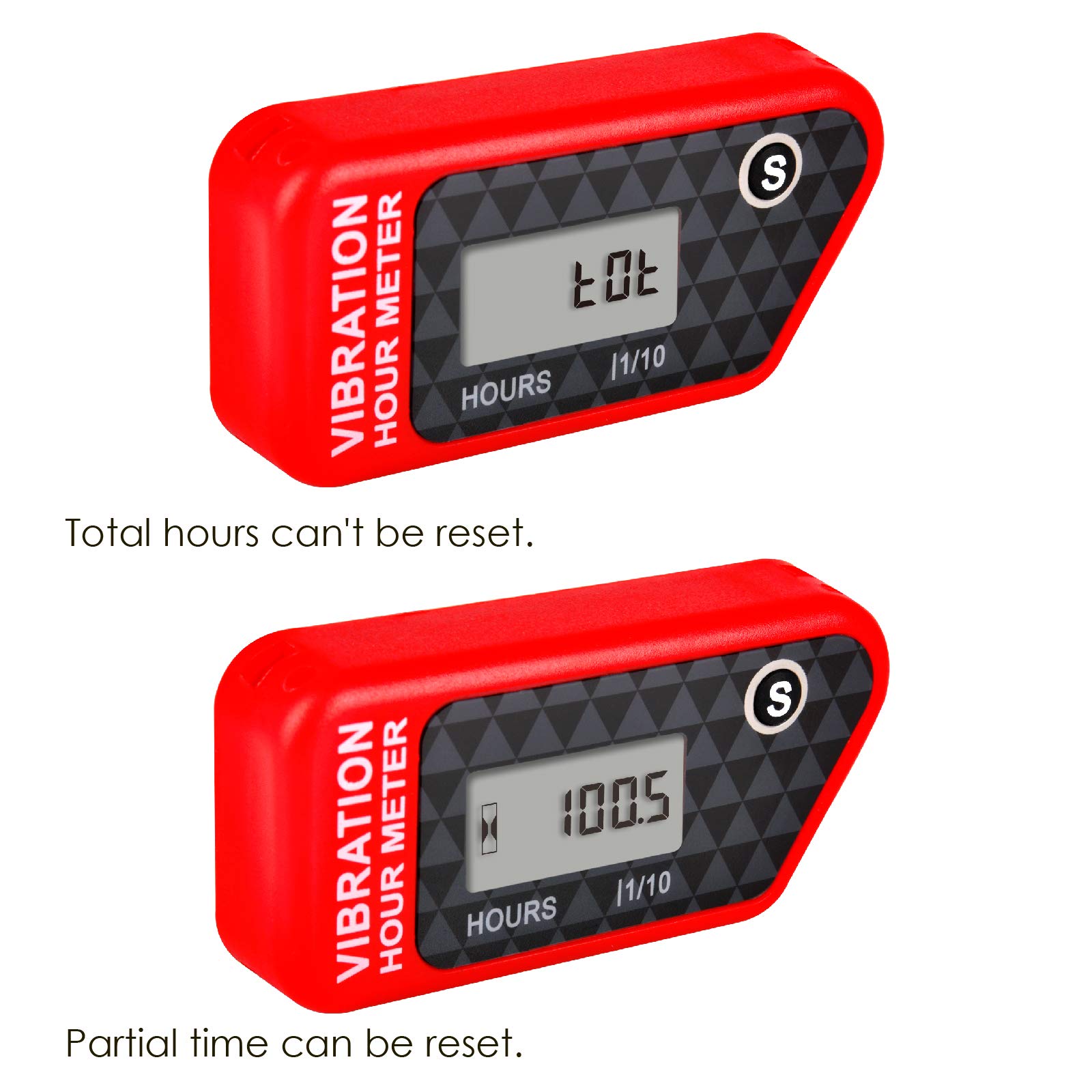 Equipment Hour Counter Jayron Vibration Activated Hour Meter - Digital ...