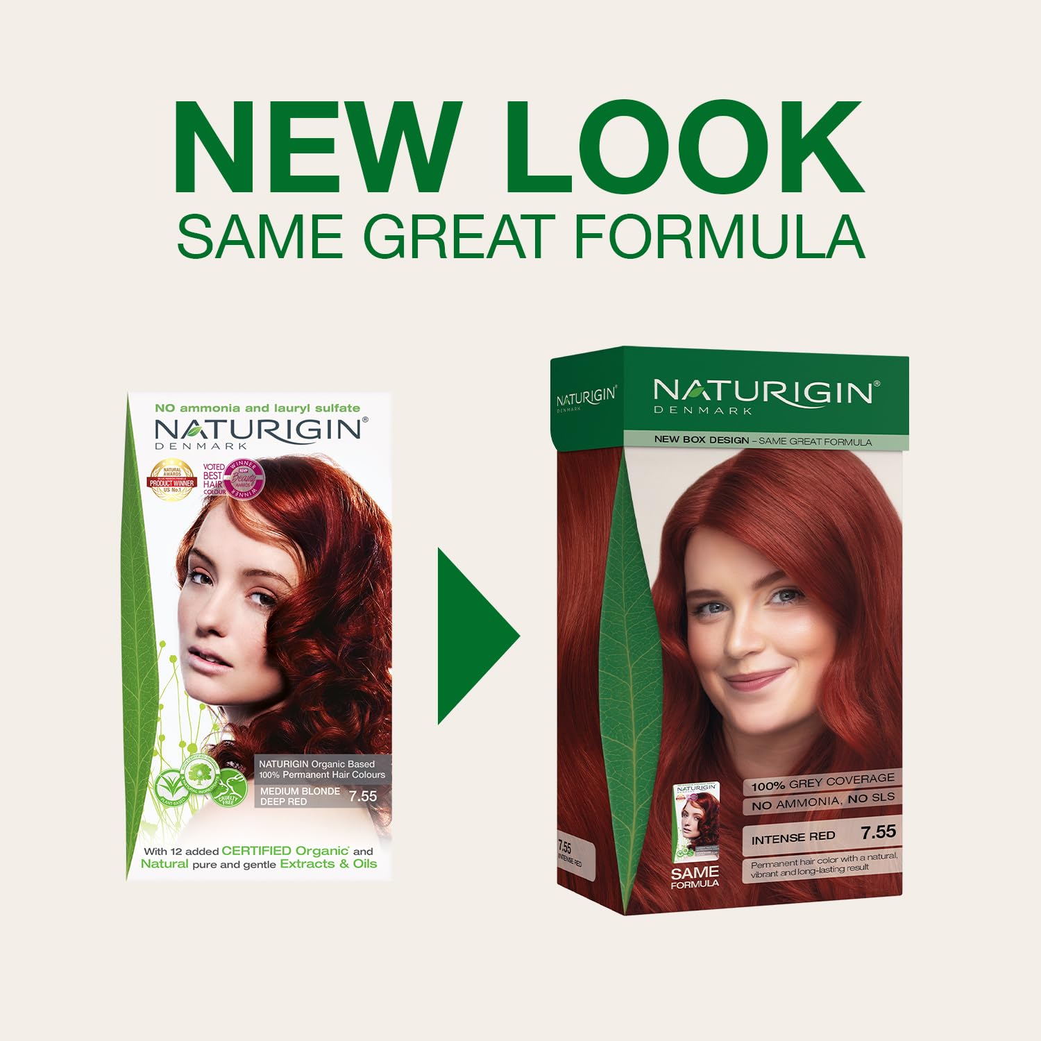 Naturigin Permanent Red Hair Dye - 7.55 Intense Red, Ammonia Free, 100% Gray Coverage, Nourishing Natural Formula, For All Hair Types, Long-Lasting, Vegan & Cruelty-Free, 1 Pack - Image 7