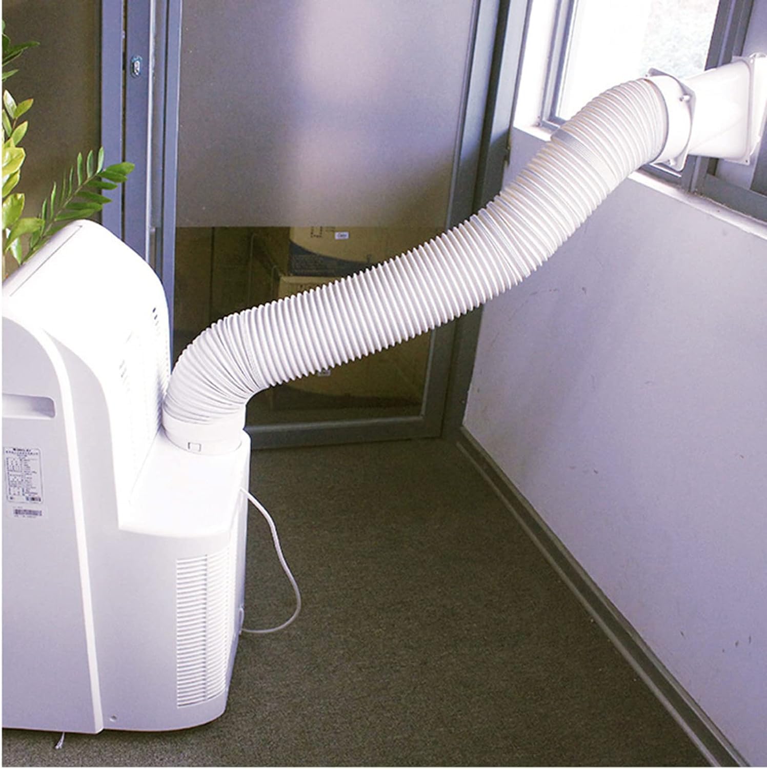 Tubi per Condizionatori, Prolunga Tubo Condizionatore Portatile, Parti di Ricambio del Tubo del Tubo di Scarico del condizionatore d'Aria Flessibile Universale Portatile(15 cm * 1,5 M)