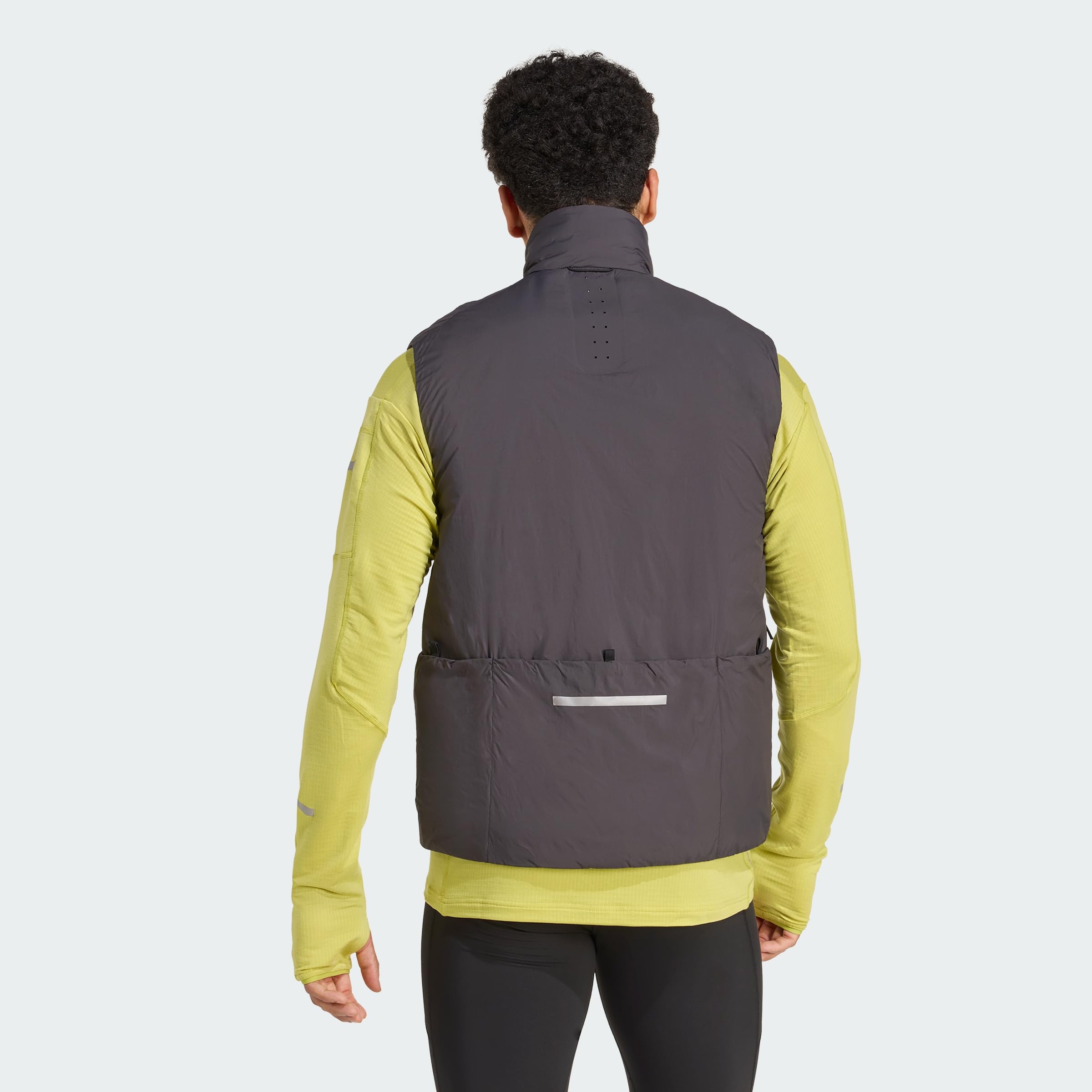 adidas Herren Adi365 Vest Laufbekleidung Laufweste Black - Schwarz L