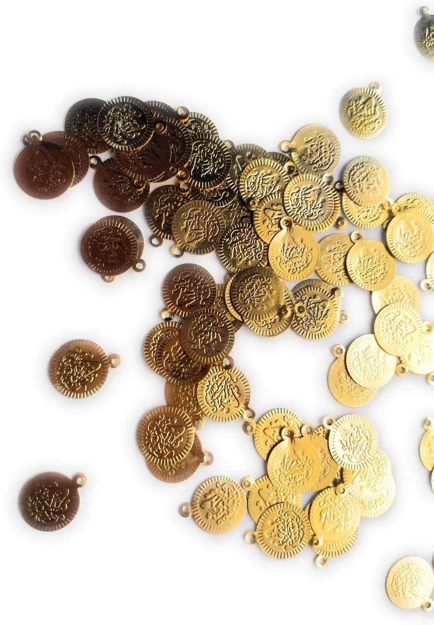 Look like fashion Light Weight Maha Lakshmi Coin Lakshmi kasu for Embroidery and Craft Work(Pack of 50 pcs) (B07YSNSFVC) Amazon Price History, Amazon Price Tracker