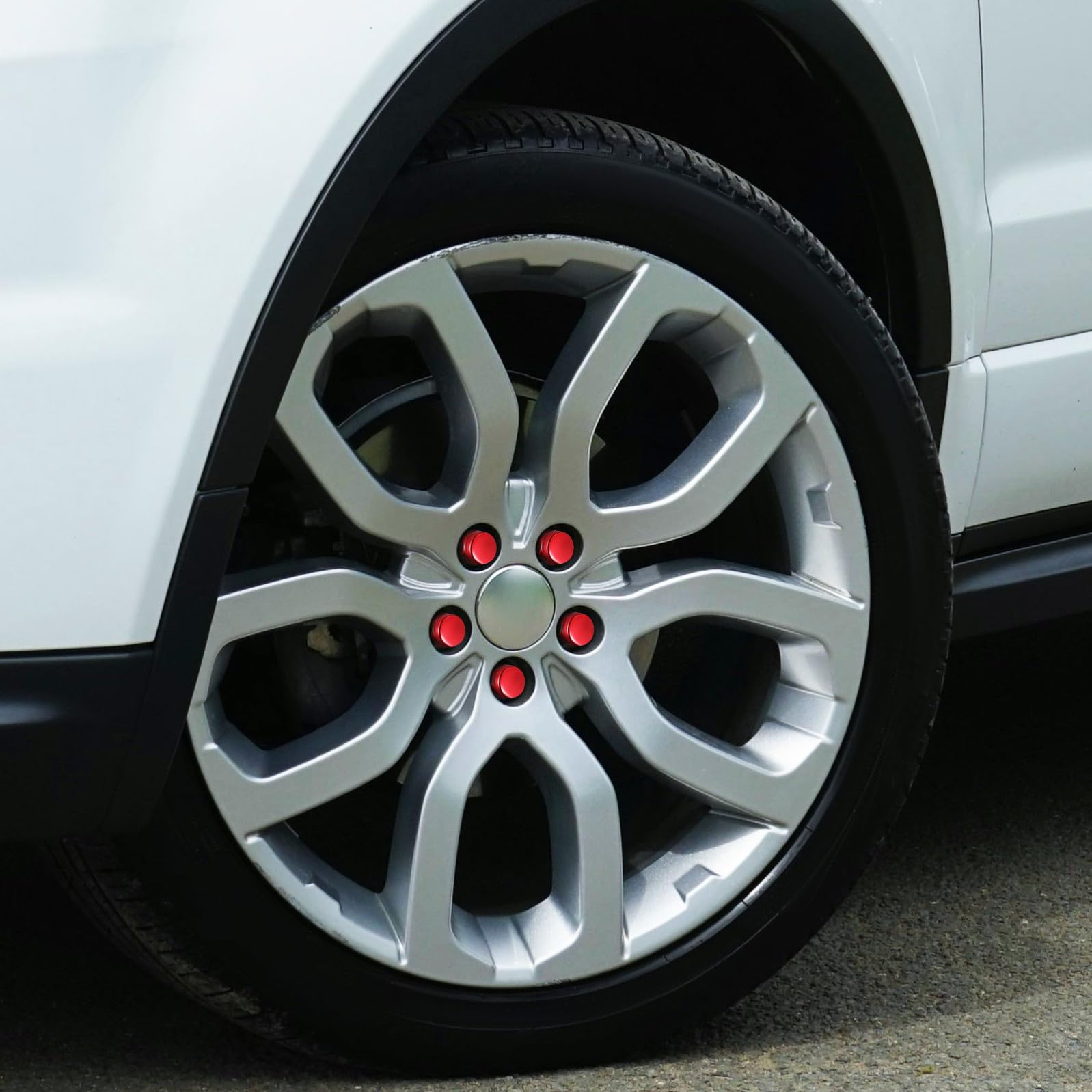 Cabilock Tuercas para Neumáticos de Coche 20p 12x1.5 Acero al Carbono Rojo