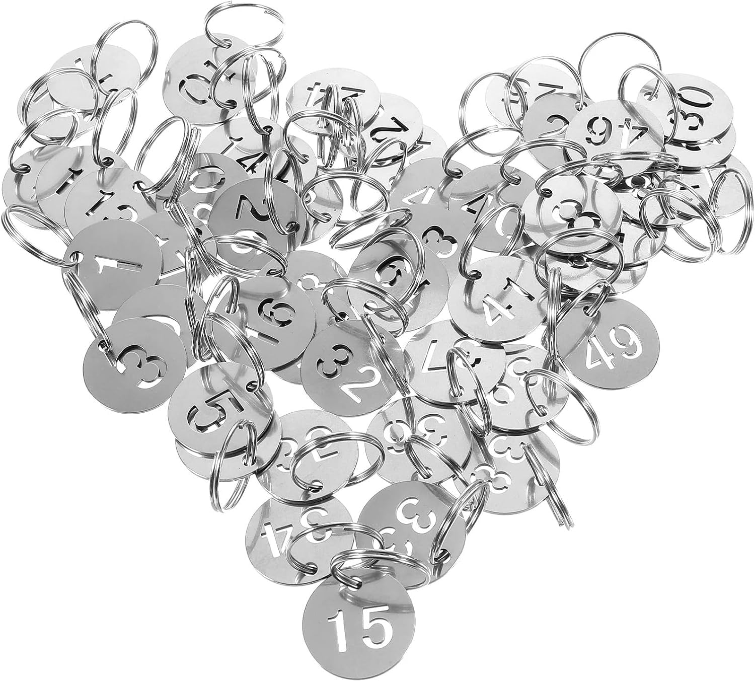Targhette numeriche in acciaio inossidabile