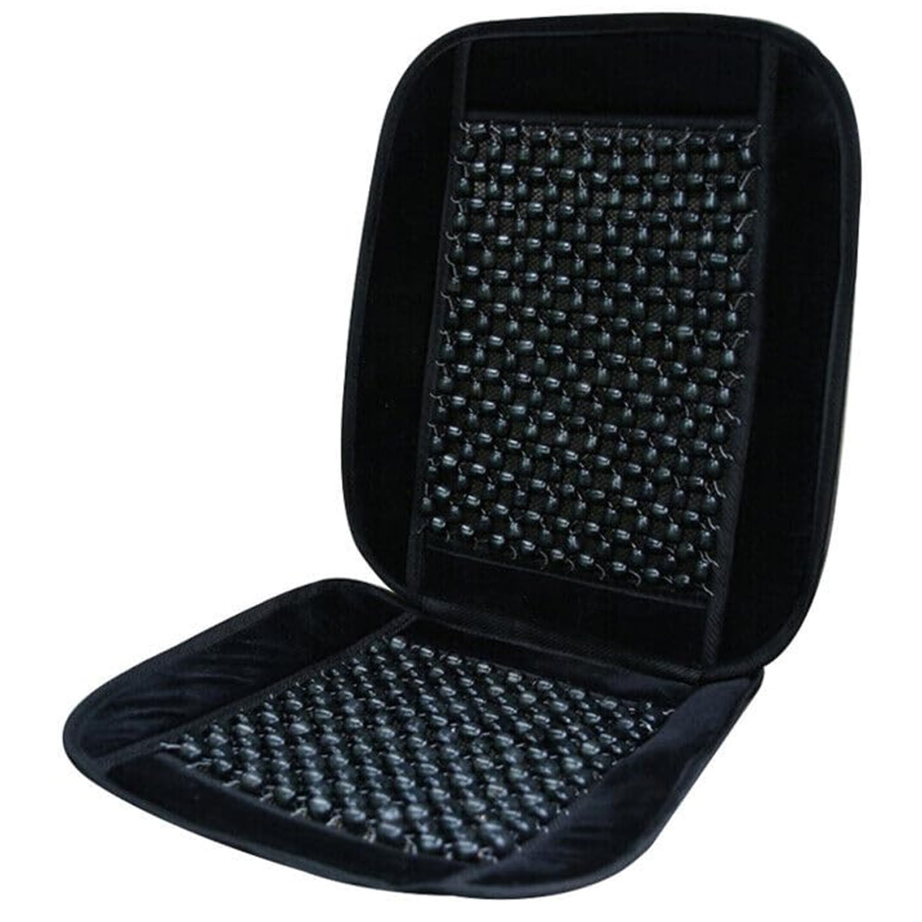 Cubierta de Asiento con Cuentas para automóvil, Cubierta de Asiento de Bolas de Cuentas Transpirable Masaje