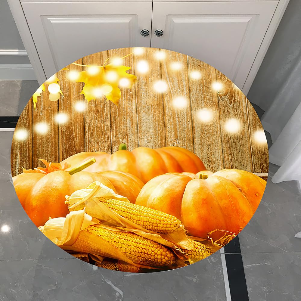 Morbuy Halloween Rondes Nappes Avec Bord Élastique, Nappes