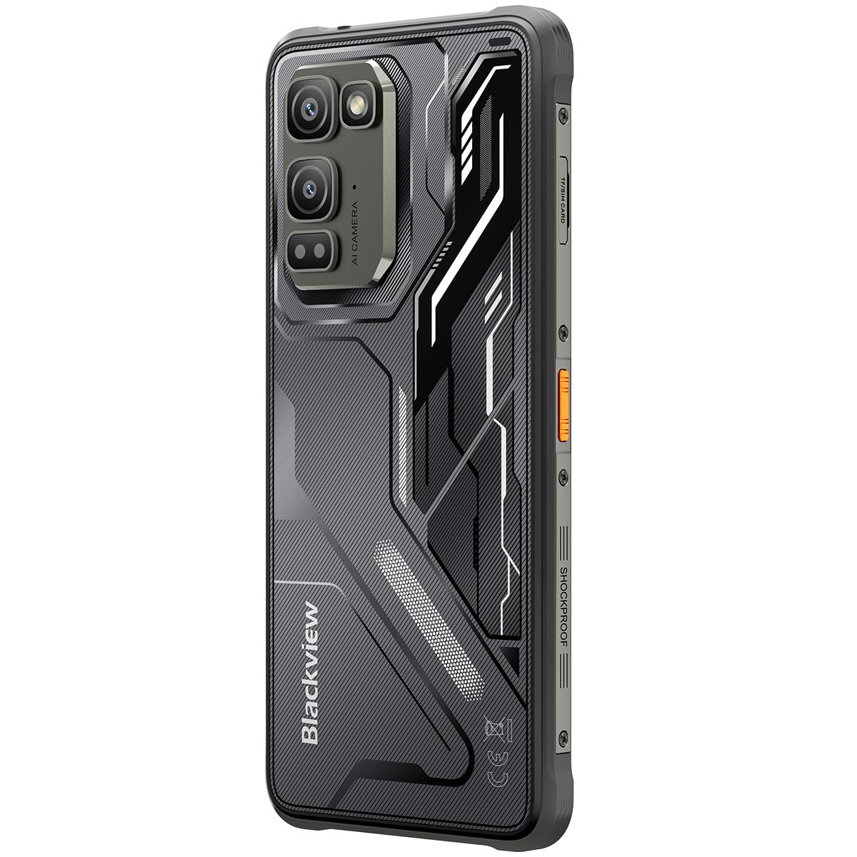 Blackview Fort 5 Rugged Phone Android 16, 10.7mm Ultra-Slim 108MP Camera Night Vision 36GB + 256GB/2TB 6.78" 120Hz 5000mAh/33W 4G T-Mobile OTG/NFC IP69K Waterproof Gaming Rugged Smartphone Unlocked