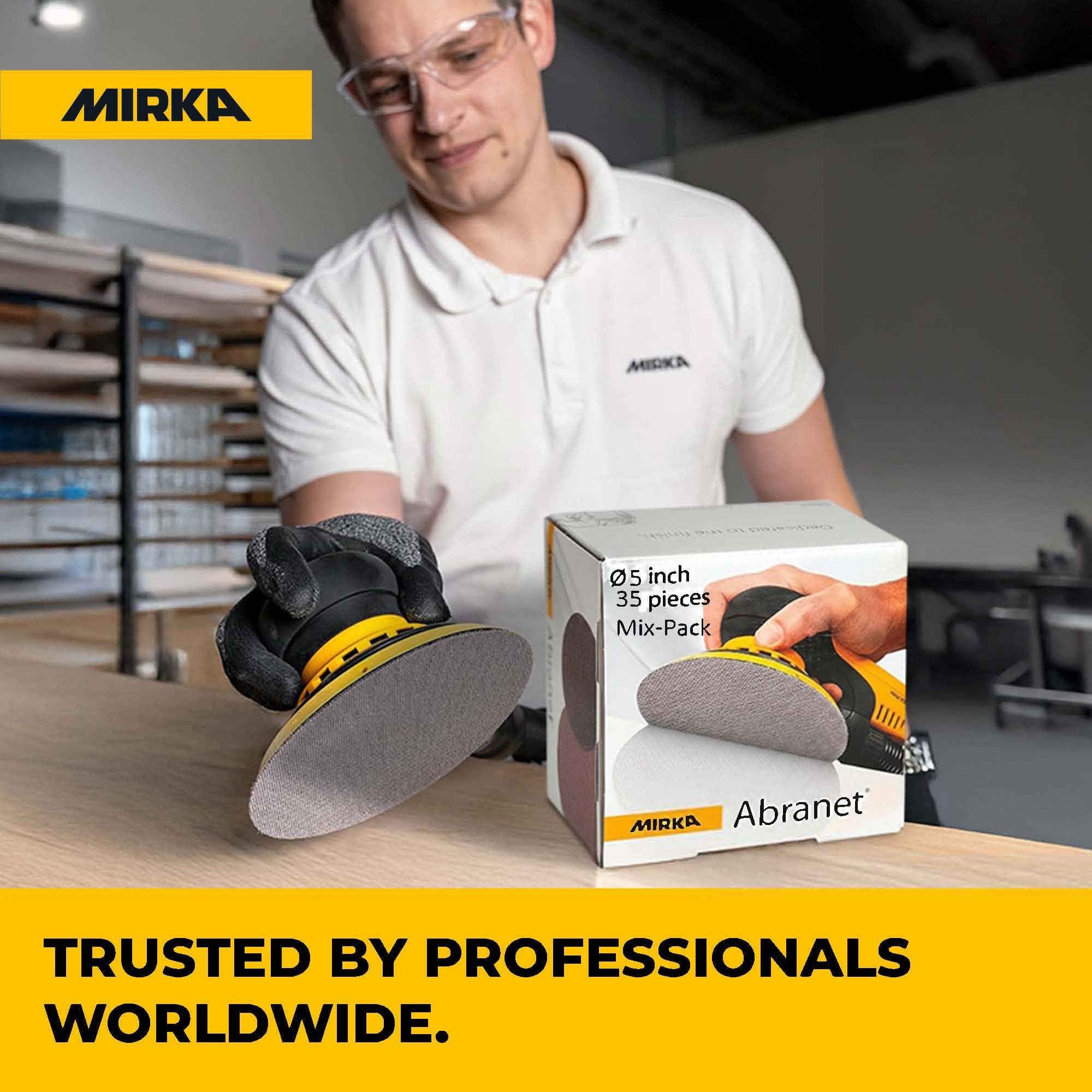 Mirka Abranet Sanding Discs - 35 Pack -8