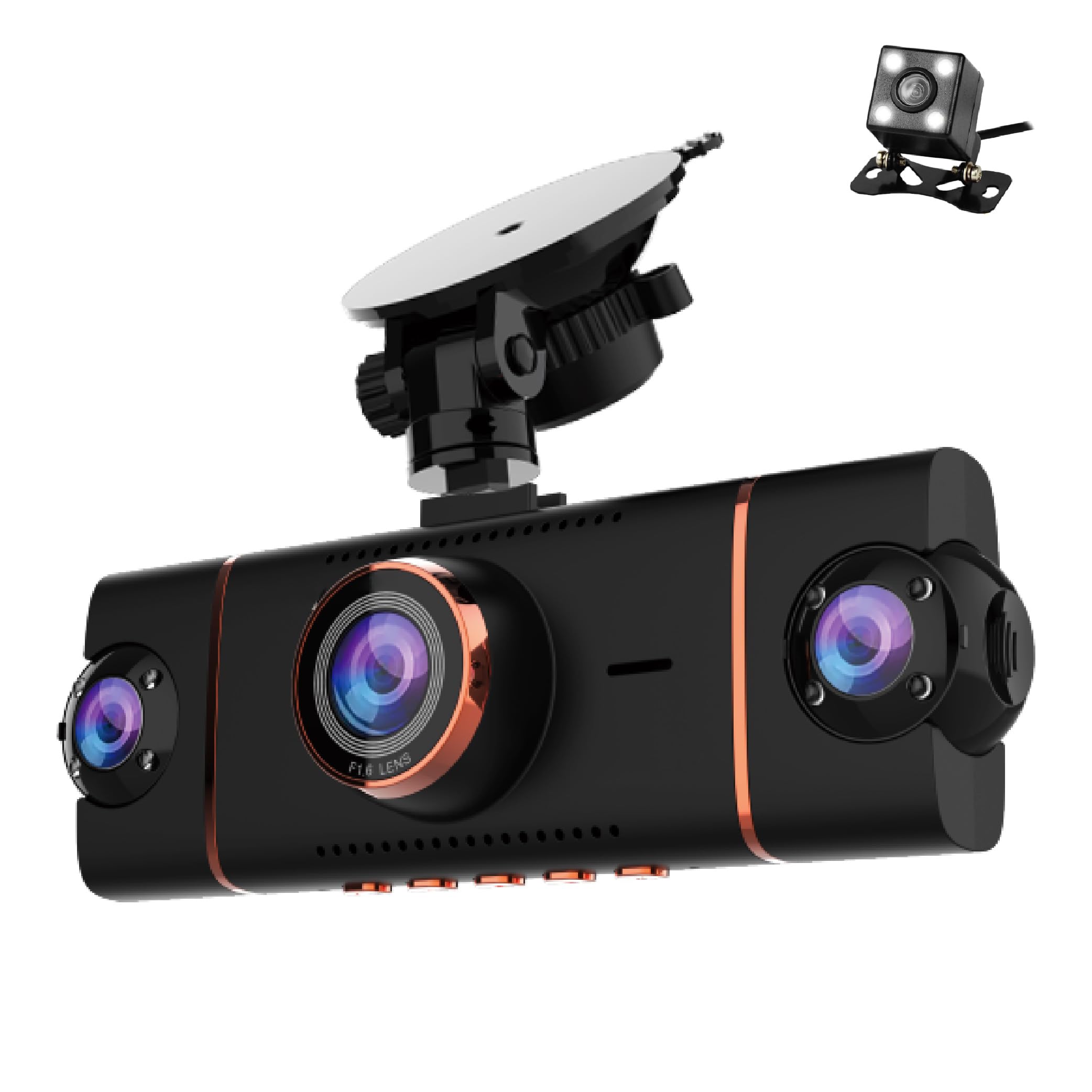 JUZELY Dashcam Voiture pour BMW X4 xDrive30i, M40i, X4 M, Système 360° avec 4 Caméras Grand Angle, Vision Nocturne, Application Smartphone