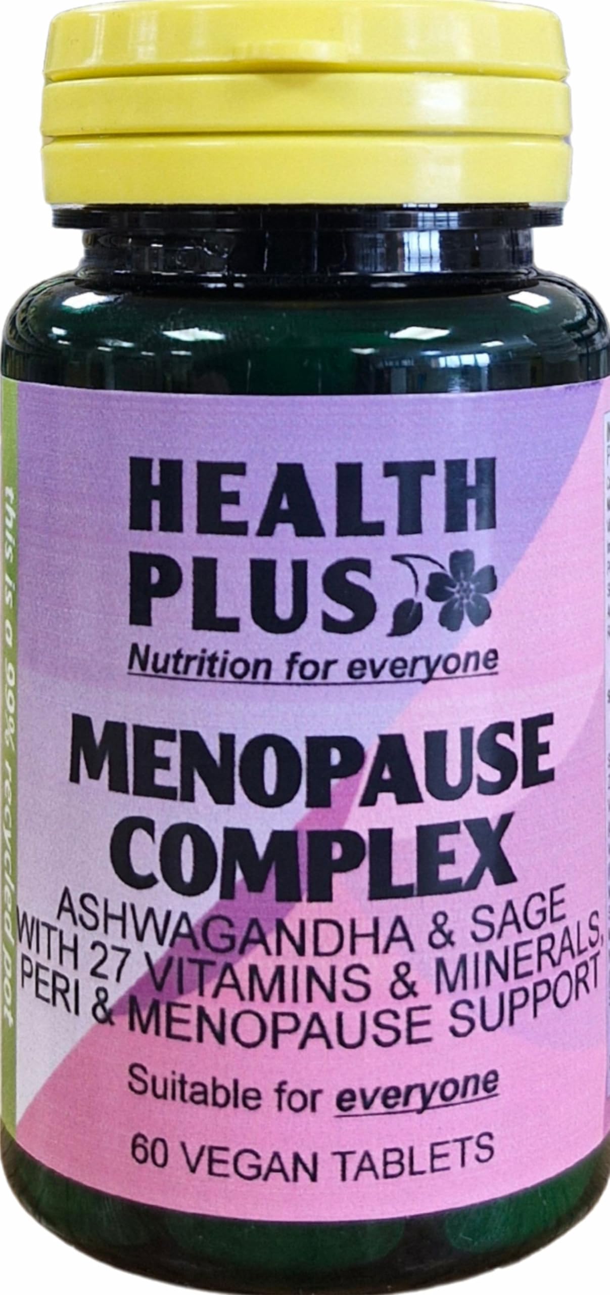 Health Plus Menopause Complex : Women's Health Supplement : 60 Tablets, in a Planet-Friendly 99% Recycled Pot
