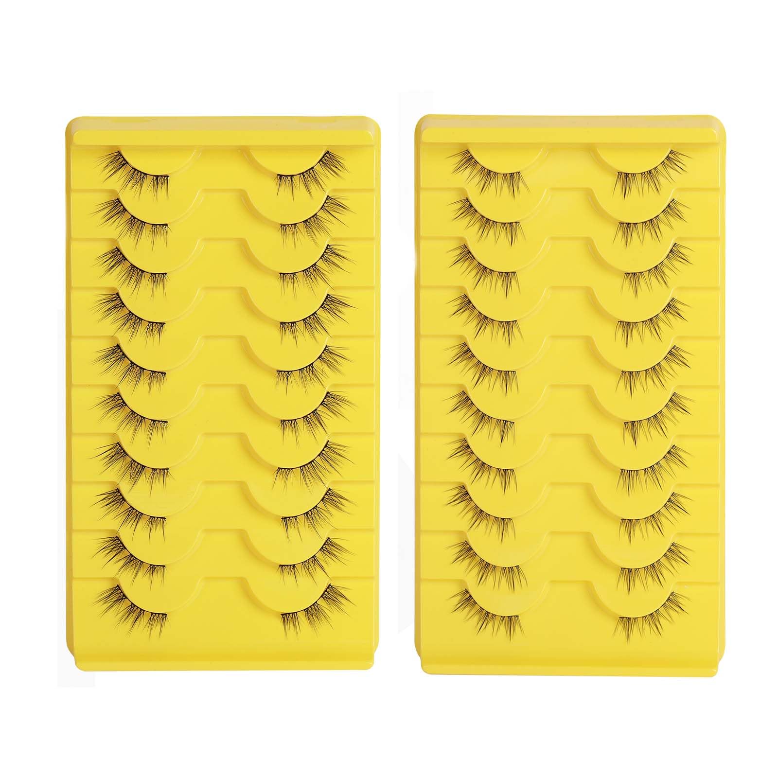 20 PairsEye Lashes for Women, Soft Stem False Eyelashes, Natural & Dramatic Look, Easy to Apply for Beginners, Suitable for Daily Use & Special Occasions-picture-35