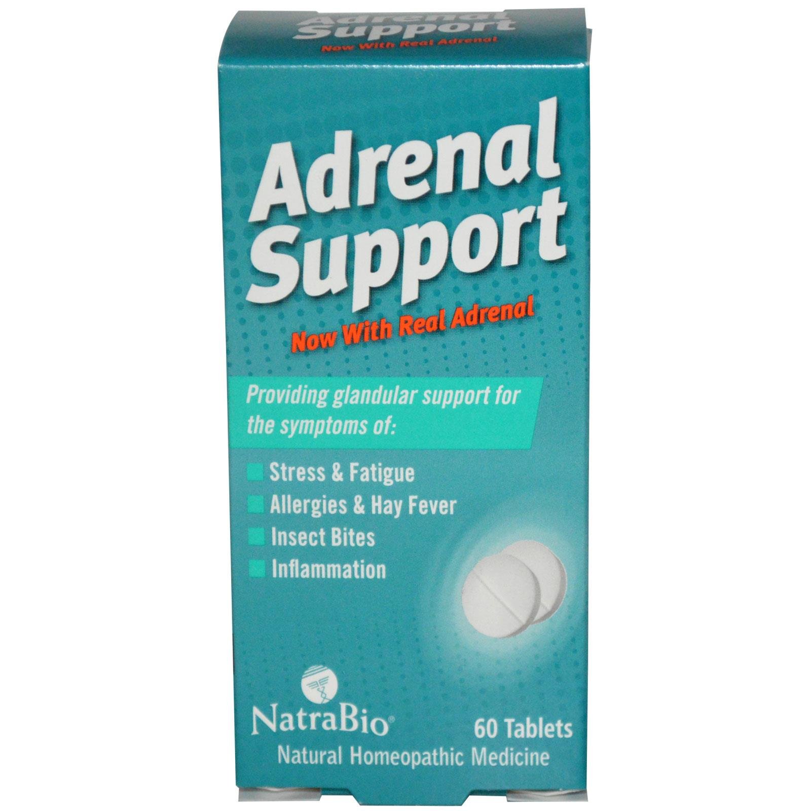 NaturalCare Adrenal Support, Homeopathic Tablets, 60 Count