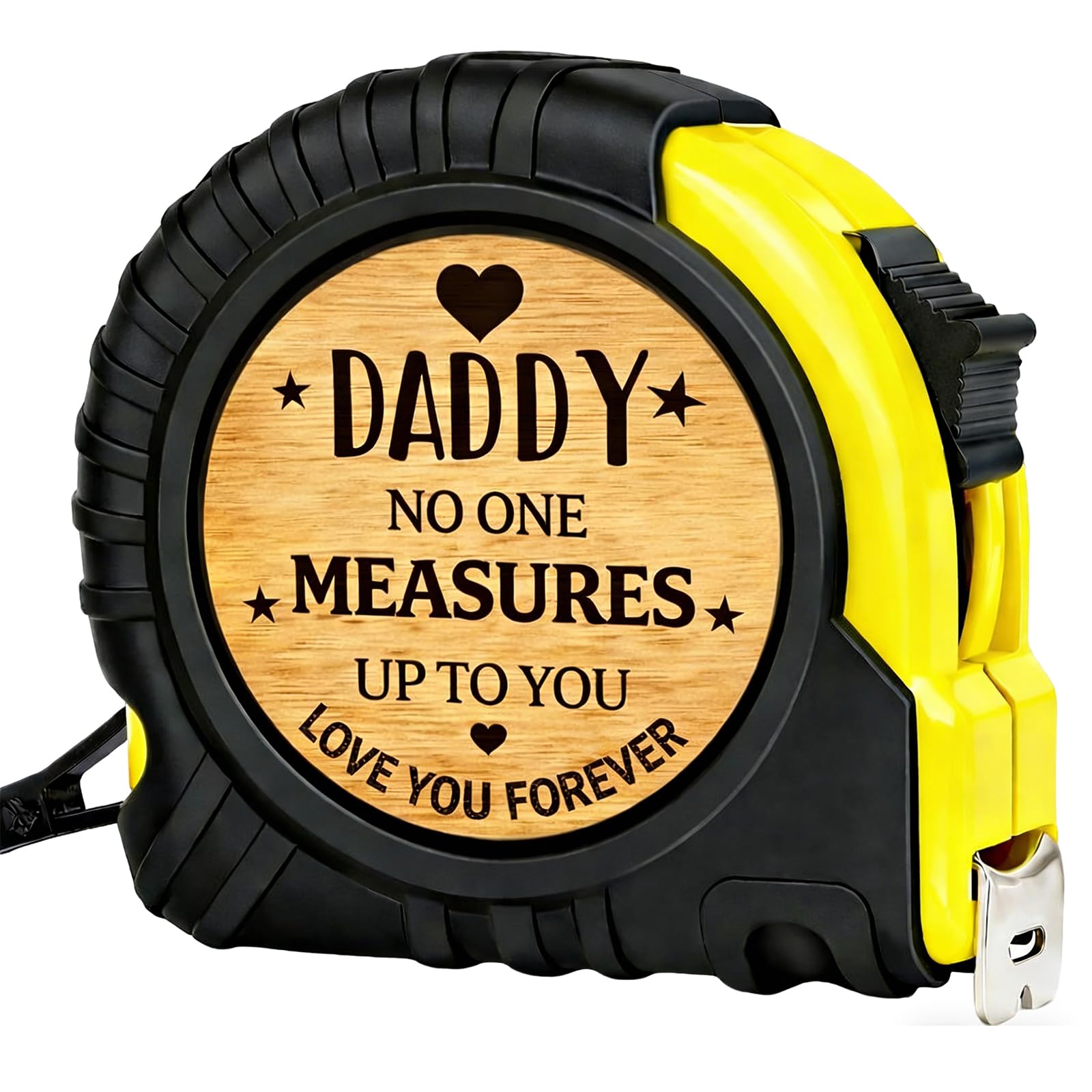 Best Dad Gifts From Daughter Son, Personalised Tape Measure 4M 16FT, Daddy No One Measures Up To You Father Day Gifts, Practical Dad Birthday Gifts, Unique Gifts For Daddy To Be Men
