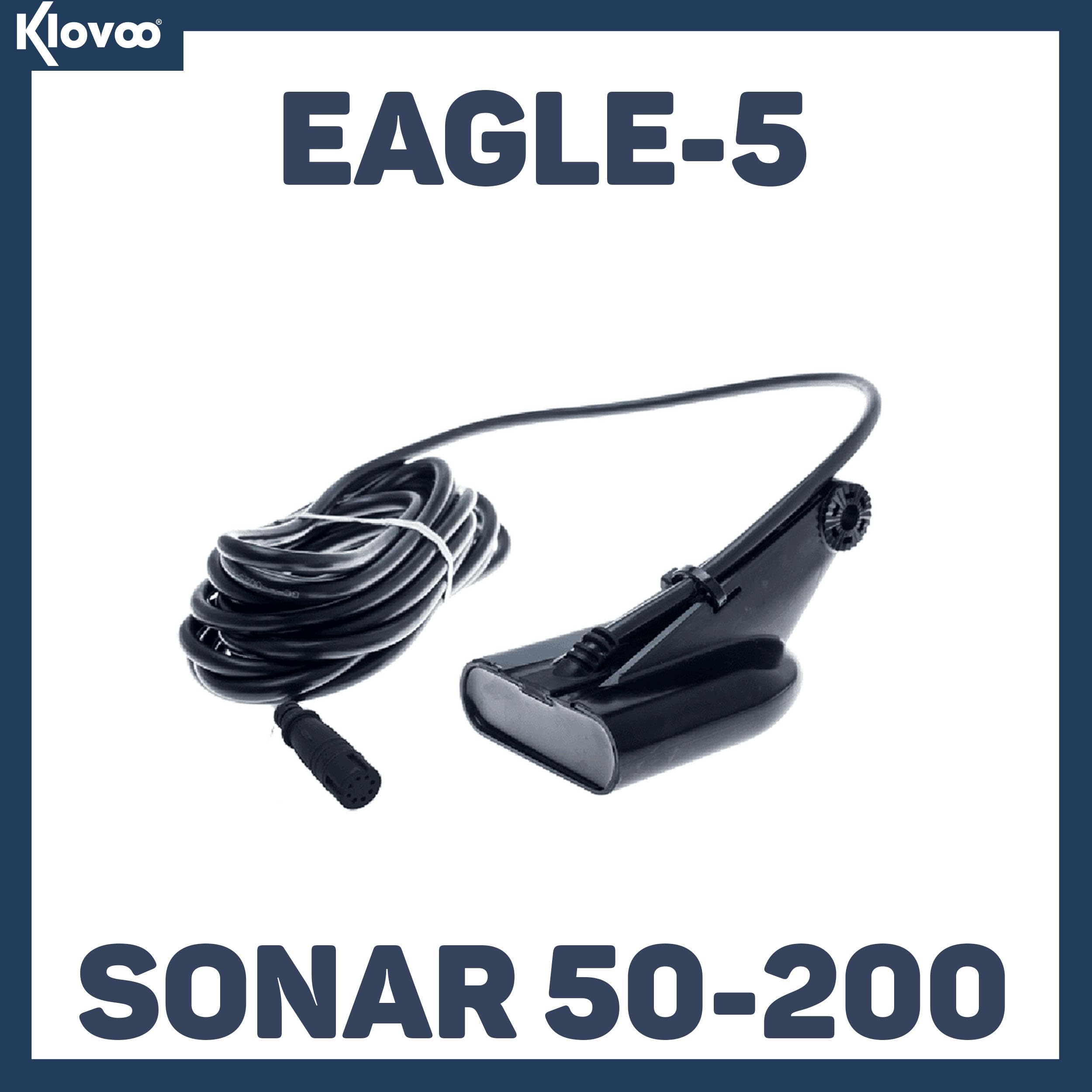 Kit Ecoscandaglio con Lowrance Eagle 5, Fishfinder GPS 5" IPS + Cover Parasole Inclusa, Con o senza Trasduttore HDI o SplitShot HD