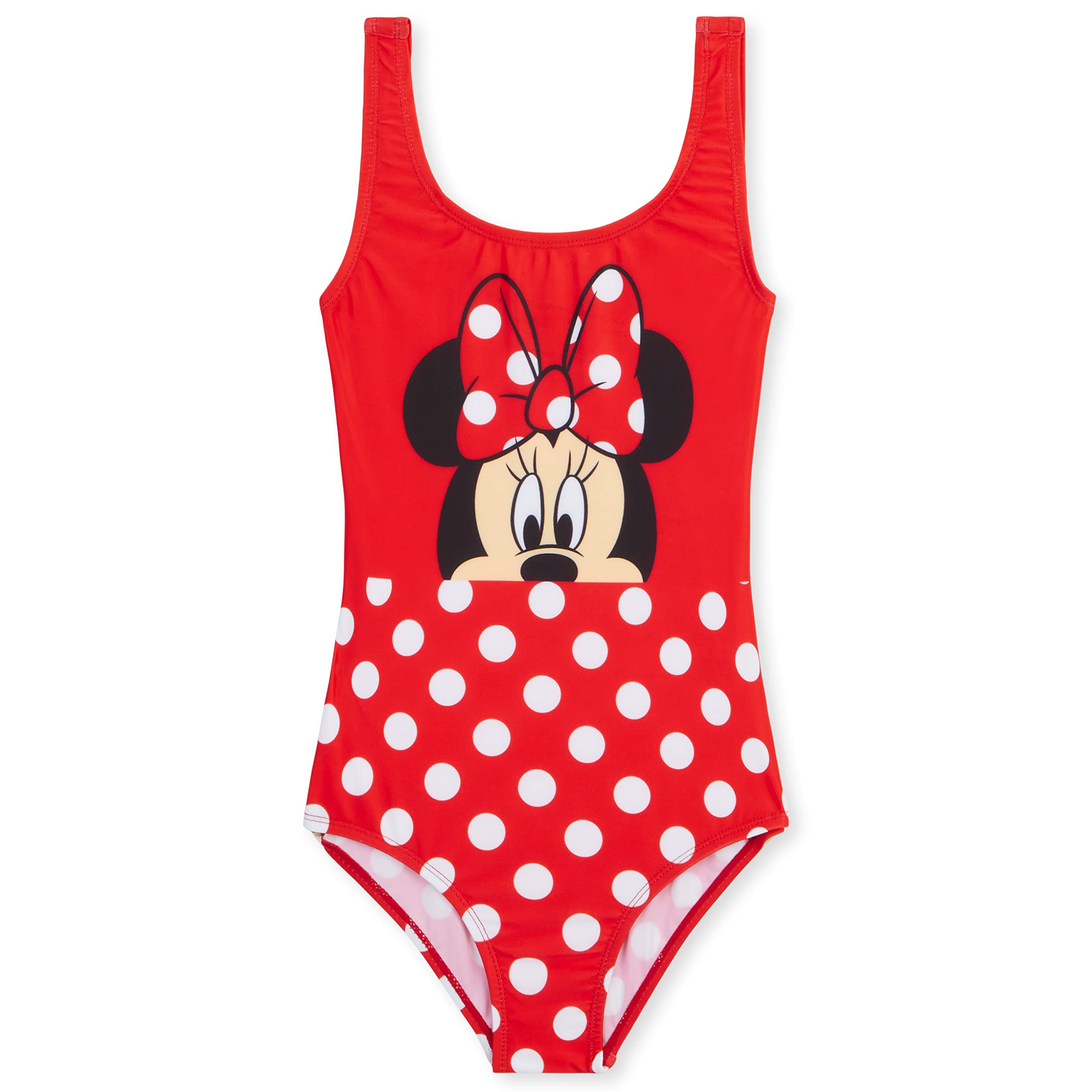 Disney Girls One Piece Swimming Costume, Comfortable Stretchy Swimsuit - Girls Gifts