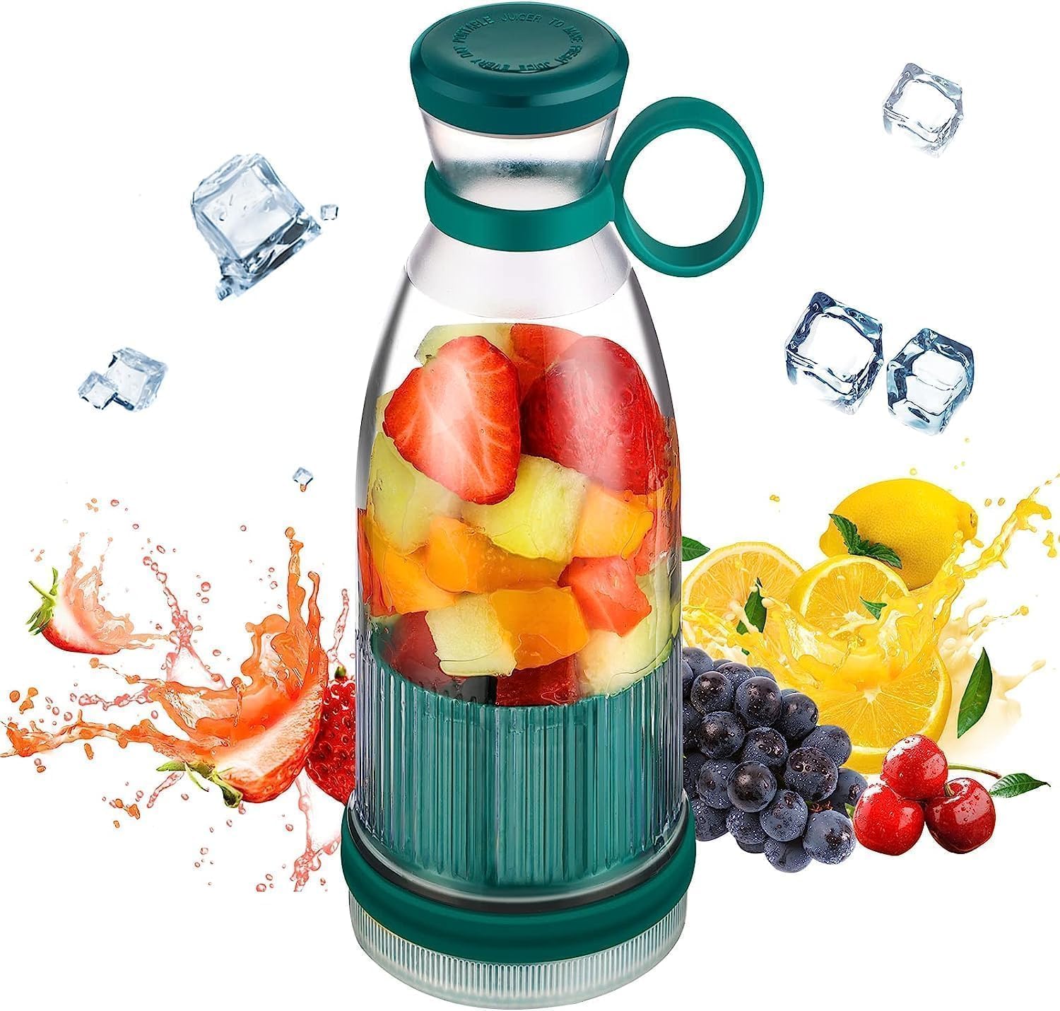 Axune 420ml Portable Juice Blender, Juicer Bottle Mixer, Fruit Juicer Machine Electric, USB Rechargeable Portable Nail Drill Personal Size Mini Juicer Grinder for Juices, Shakes and Smoothie (B0DFW95PNP) Amazon Price History, Amazon Price Tracker