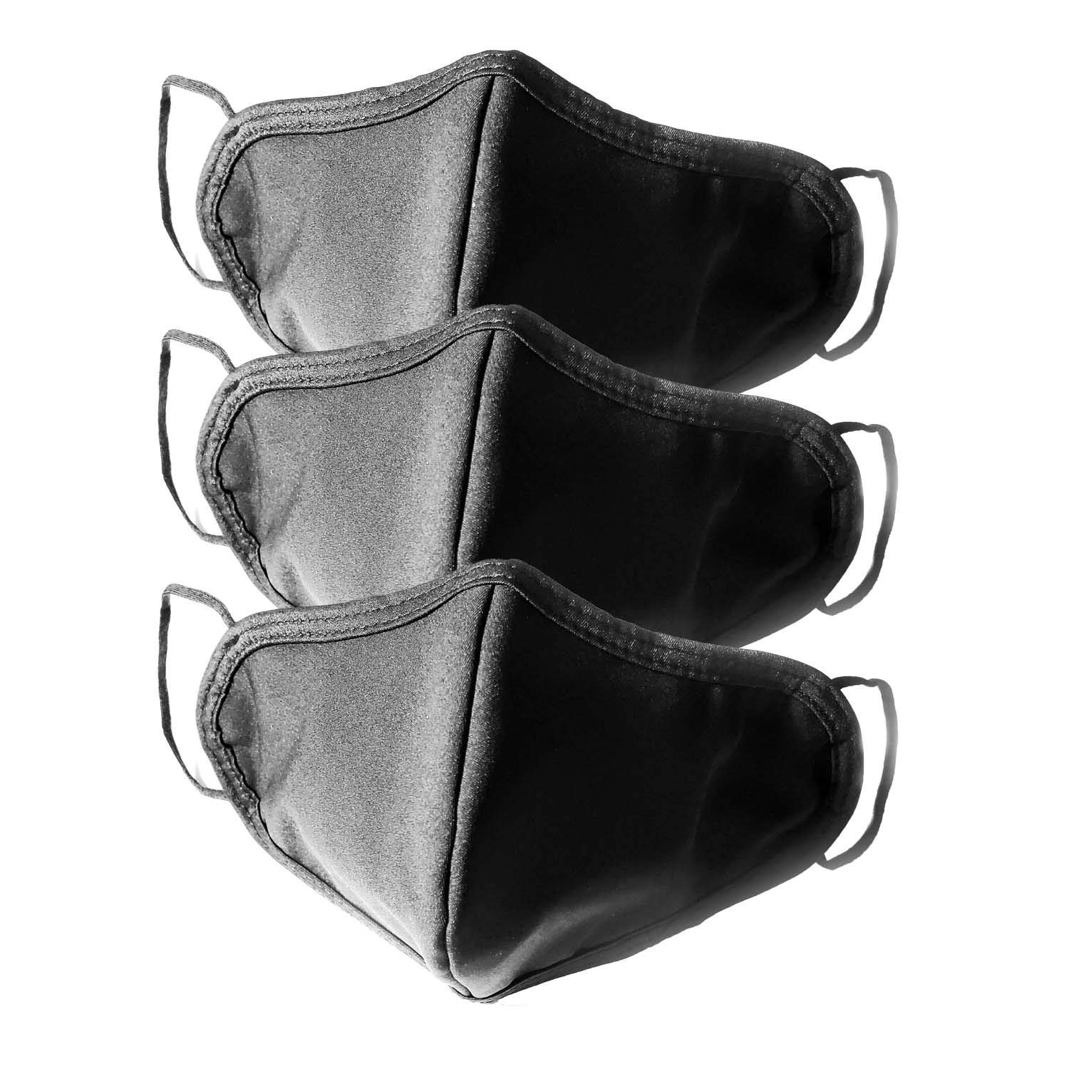 Water Resistant Filter Face Mask Washable Fabric Masks, Protective Reusable Cover