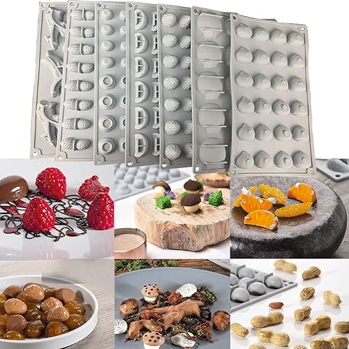 Miniatura 8 de Eforcase Molde de silicona para fondant, molde de silicona de plátano, moldes de vela 3D, molde de fundición de resina epoxi para bricolaje, jabones