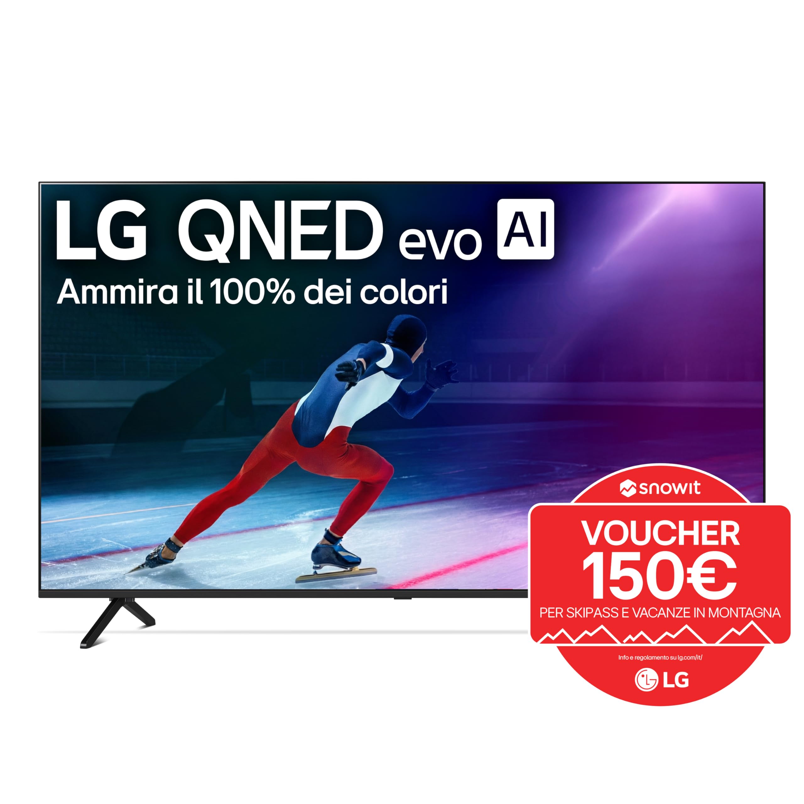 LG QNED Evo AI 75 pollici Smart TV 4K - Dettaglio