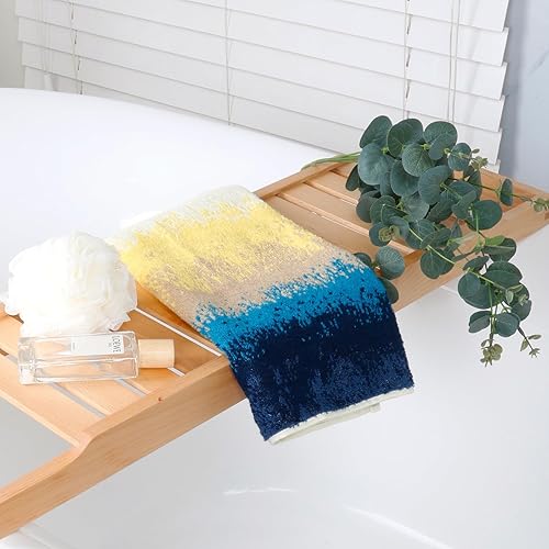 Vista 234 de SEMAXE - Juego de toallas de baño grises, 2 toallas de baño, 2 toallas de mano, 4 toallas faciales, toalla 100% algodón para baño, toalla suave