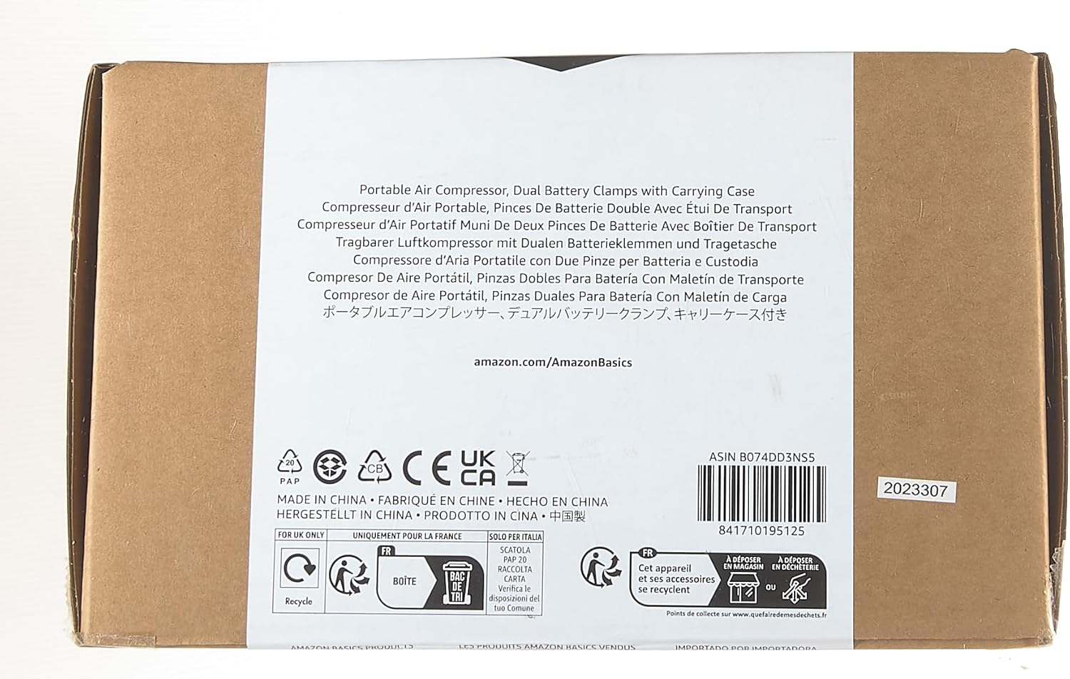 Amazon Basics - Portable Digital Air Compressor, Dual Battery Clamps with Carrying Case, Black/Red 11 71Oi5DUNeiL. AC SL1500