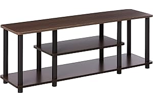 Furinno Turn-N-Tube No Tools 3D 3-Tier Entertainment TV Stand up to 50...