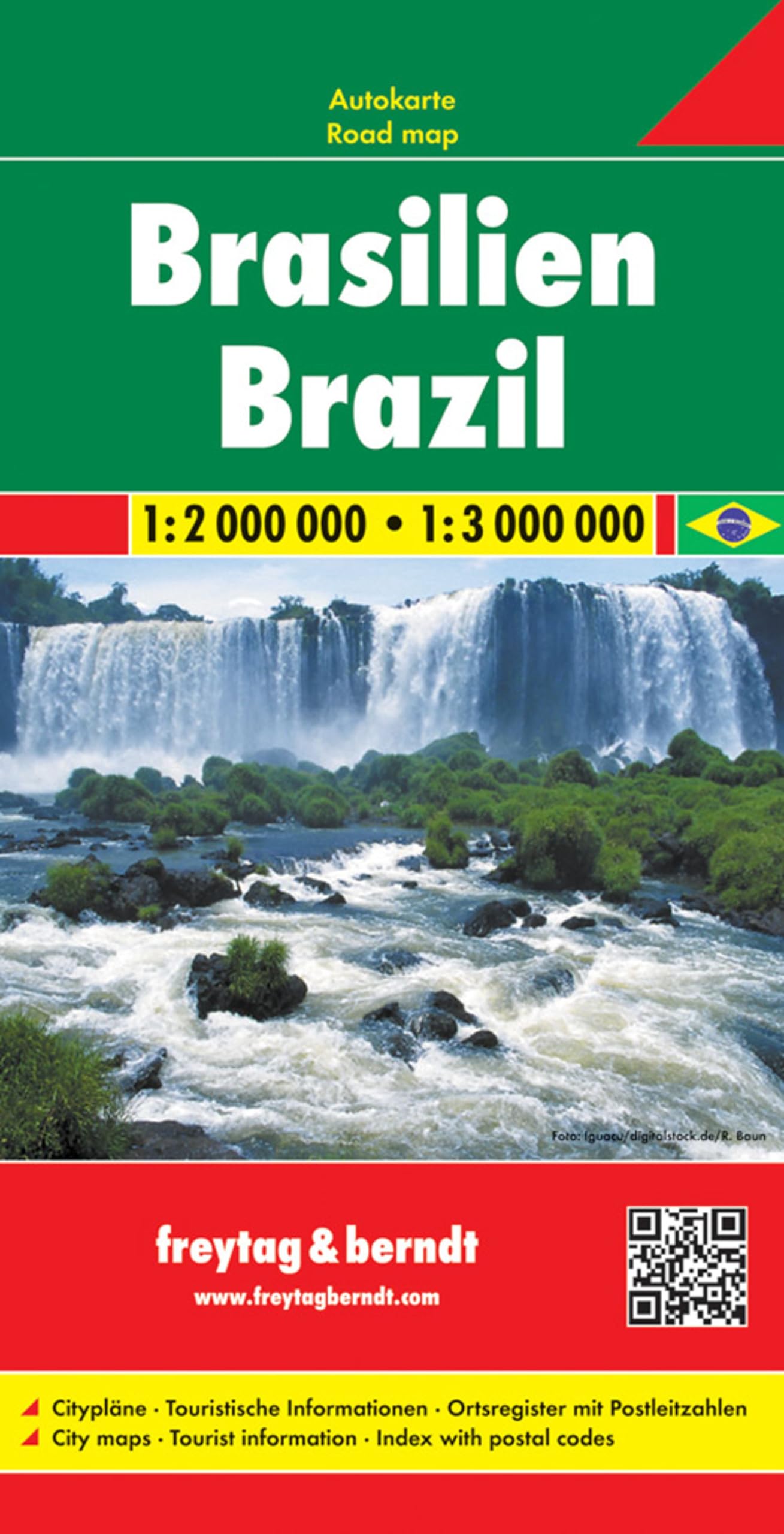 Brasilien / Brasil / Brazil: Wegenkaart 1:2 000 000 / 1:3 000 000