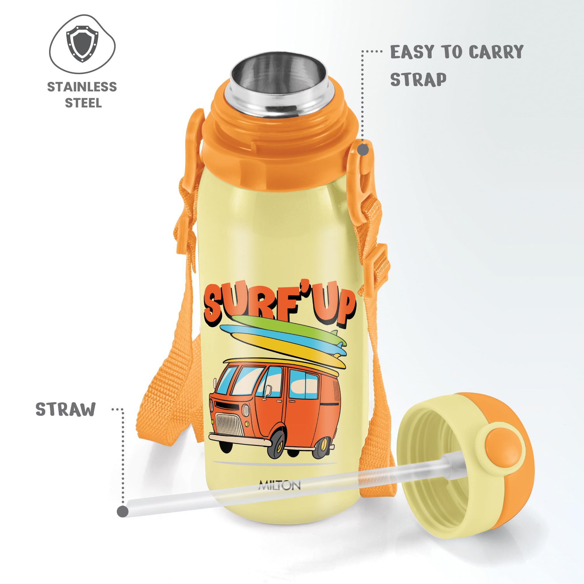 Milton Torque Stainless Steel Water Bottle - Leak Proof! -4 Milton Torque Stainless Steel Water Bottle - Leak Proof! -4