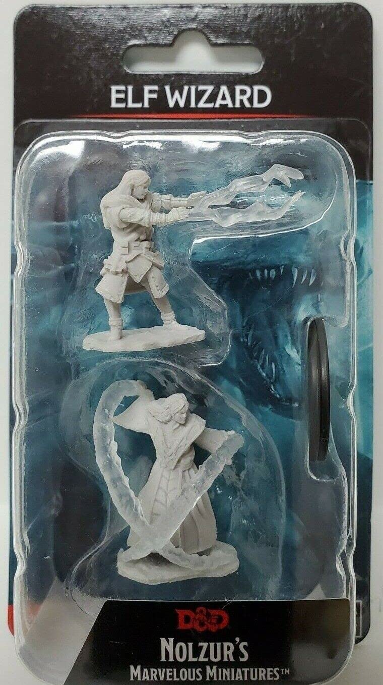 Dungeons & Dragons D&D Nolzur's Marvelous Miniatures - Elf Wizard Male (6 Units)