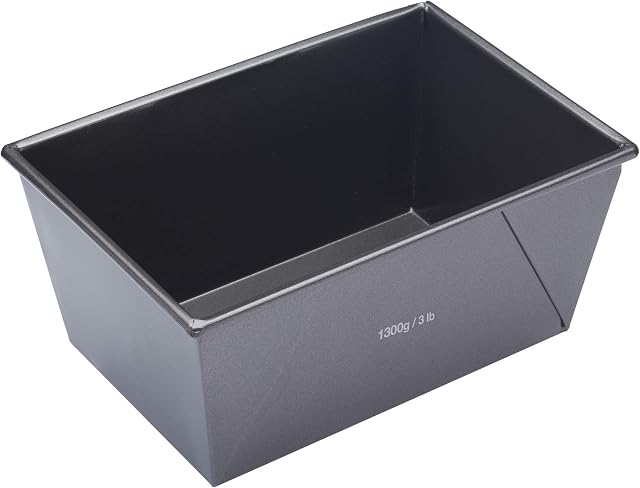 MasterClass 3 lb Loaf Tin with PFOA Non Stick, Robust 1 mm Carbon Steel, 21.5 x 13 cm Bread Pan