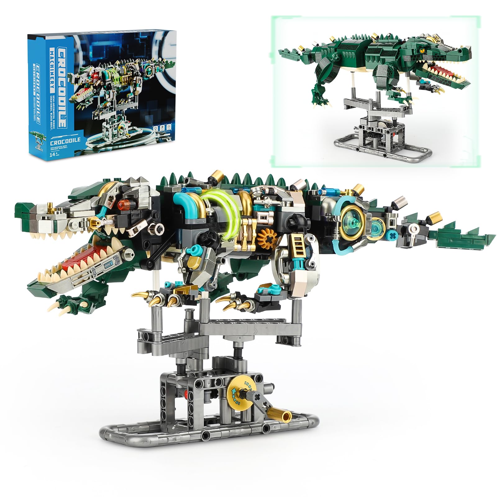 Amazon.com: QJYAMK Ideas Mechanical Crocodile Building Set