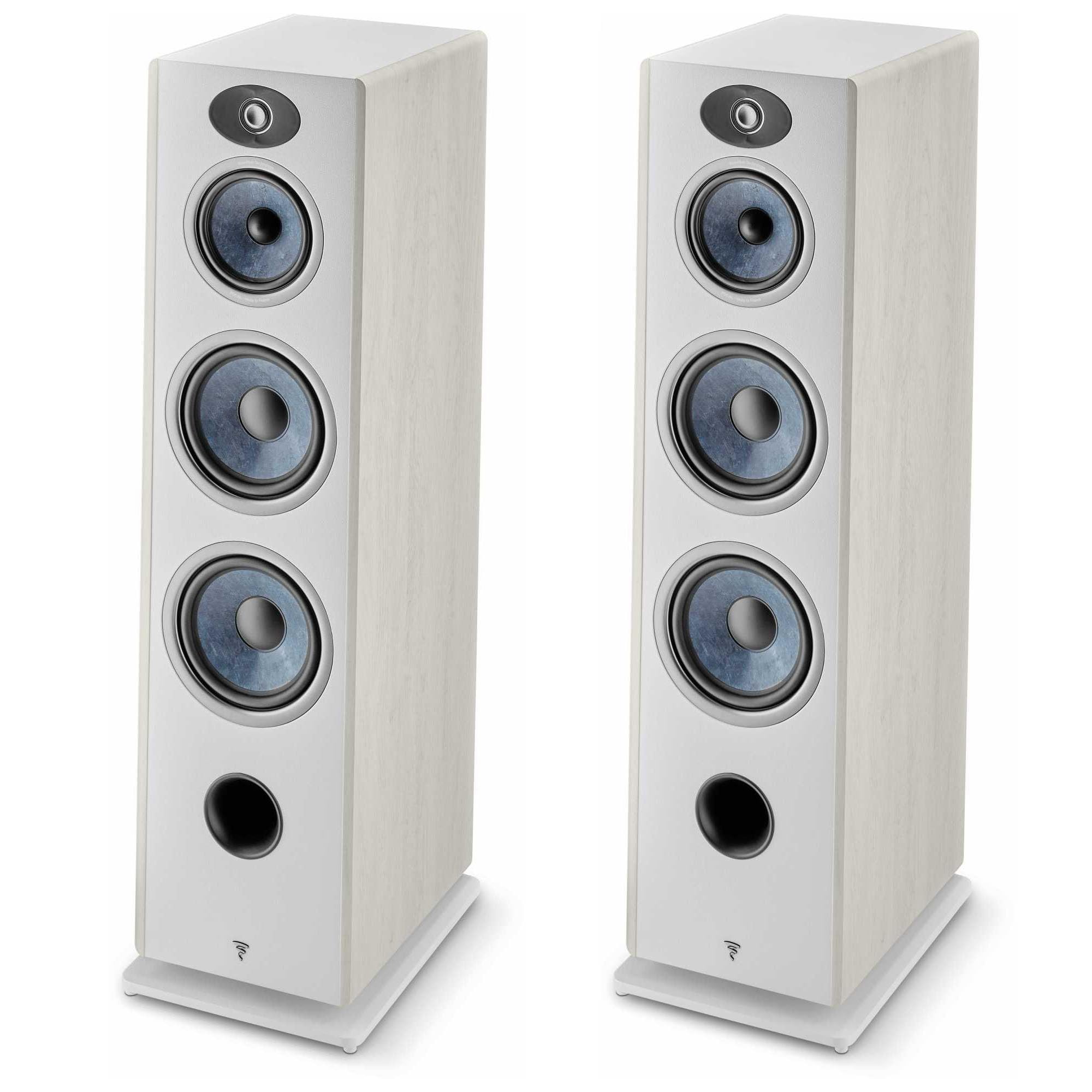 Focal Vestia No4 Ultimate 3-Way Floorstanding Loudspeakers Finished in Light Wood - Pair