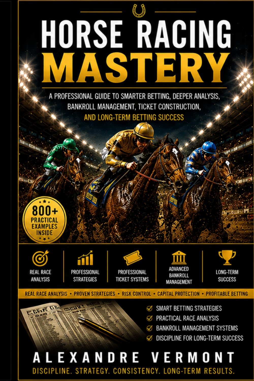 HORSE RACING MASTERY: The Complete Guide to Handicapping, Race Analysis, Exotic Wagers, Bankroll Management, and Long-Term Betting Success