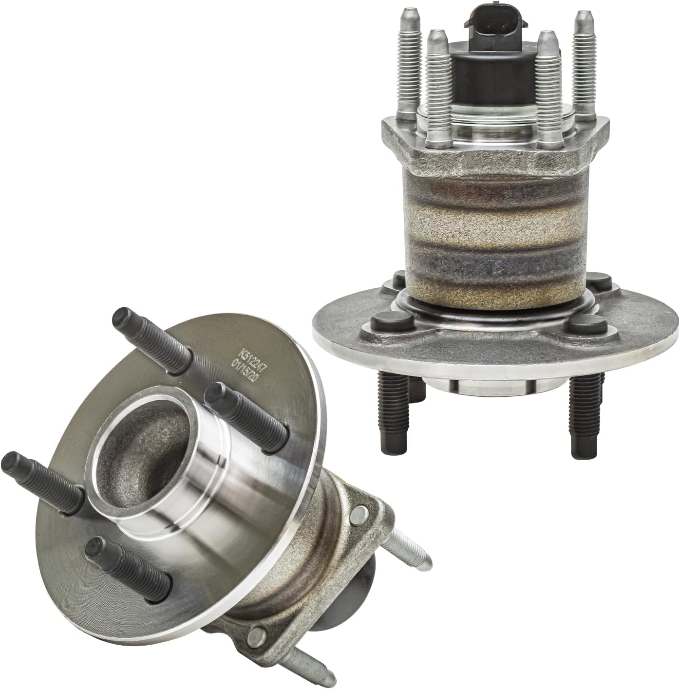 Detroit Axle - 4pc Front and Rear Wheel Bearing and Hubs for 2005-2010 Chevrolet Cobalt, 2003-2007 Saturn Ion, 2007-2010 Pontiac G5, 2005-2006 Pursuit 4 Lugs w/ABS