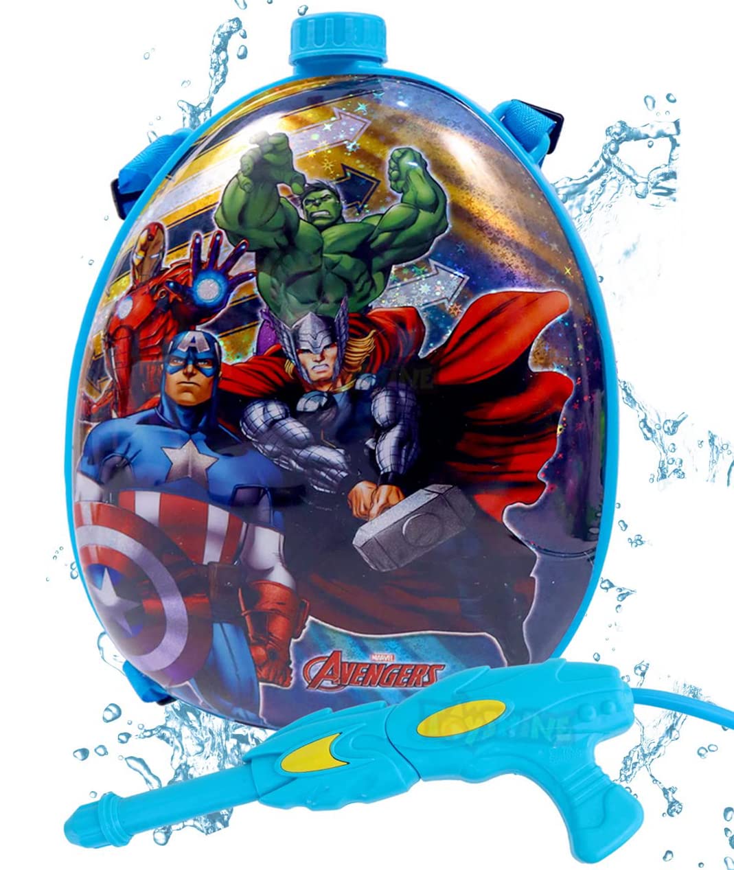 Toyshine Holi Water Toy Gun with Pressure Mechanism for Long Throw, Back Holding Tank, Back Holding Tank, 3.5 L, Blue (B07NL24XFC) Amazon Price History, Amazon Price Tracker