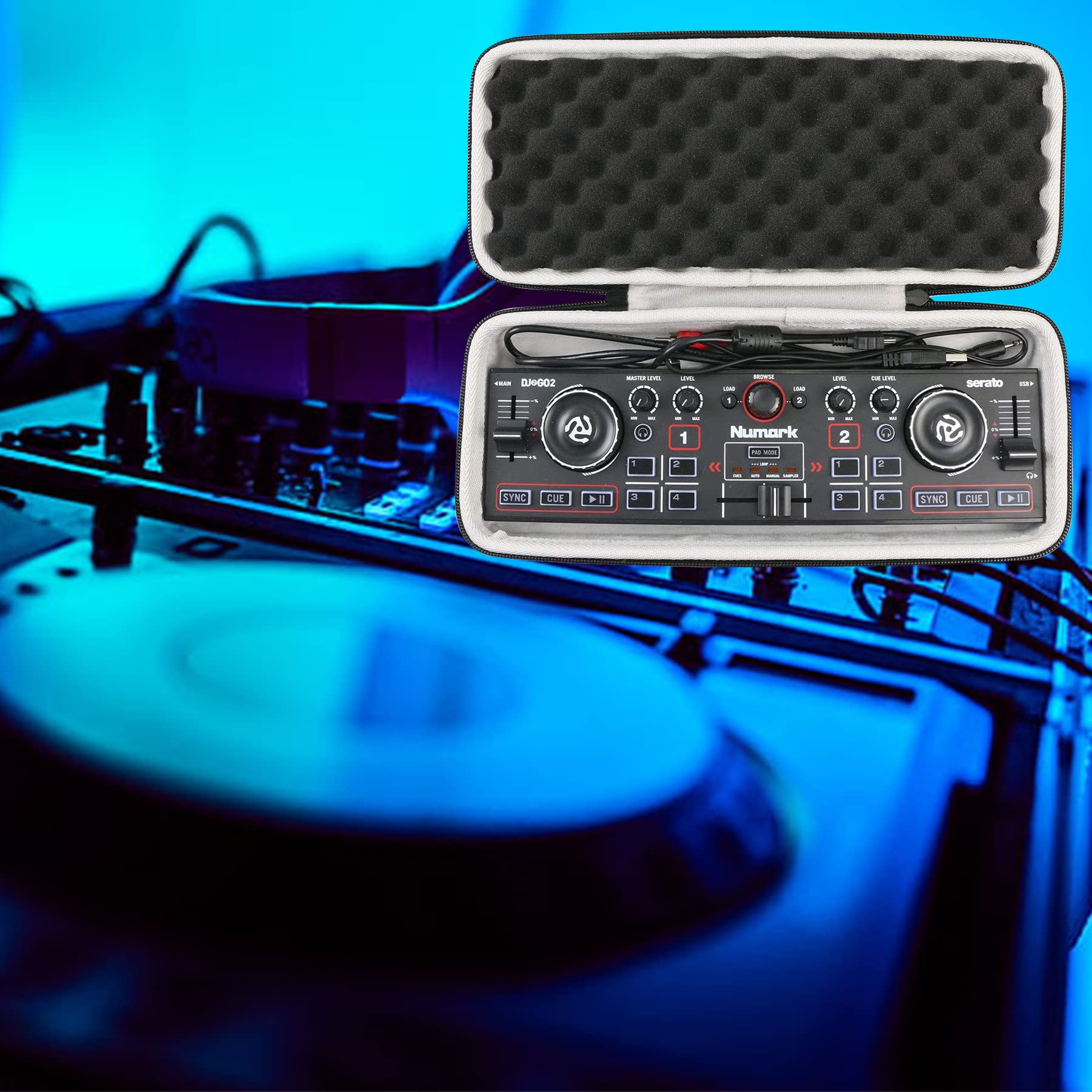khanka Custodia rigida di ricambio per Numark DJ2GO2 Touch Pocket DJ Controller