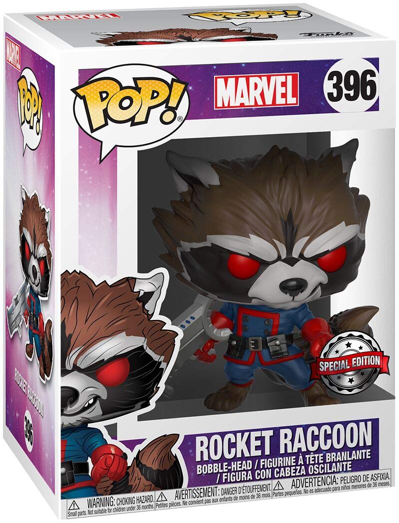 Pop! Marvel: Guardians of The Galaxy: Rocket Raccoon Classic Vinyl Figure