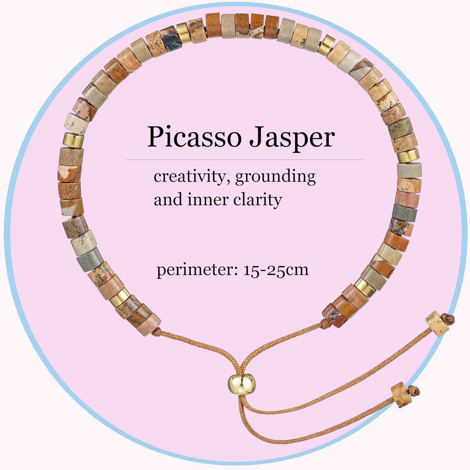 Plumiss Boho Inspirational Gifts Bracelets for Women,Handmade Unique Energy Natural Stone Beaded Strand Wrap Bracelet Jewelry Gift - Image 6