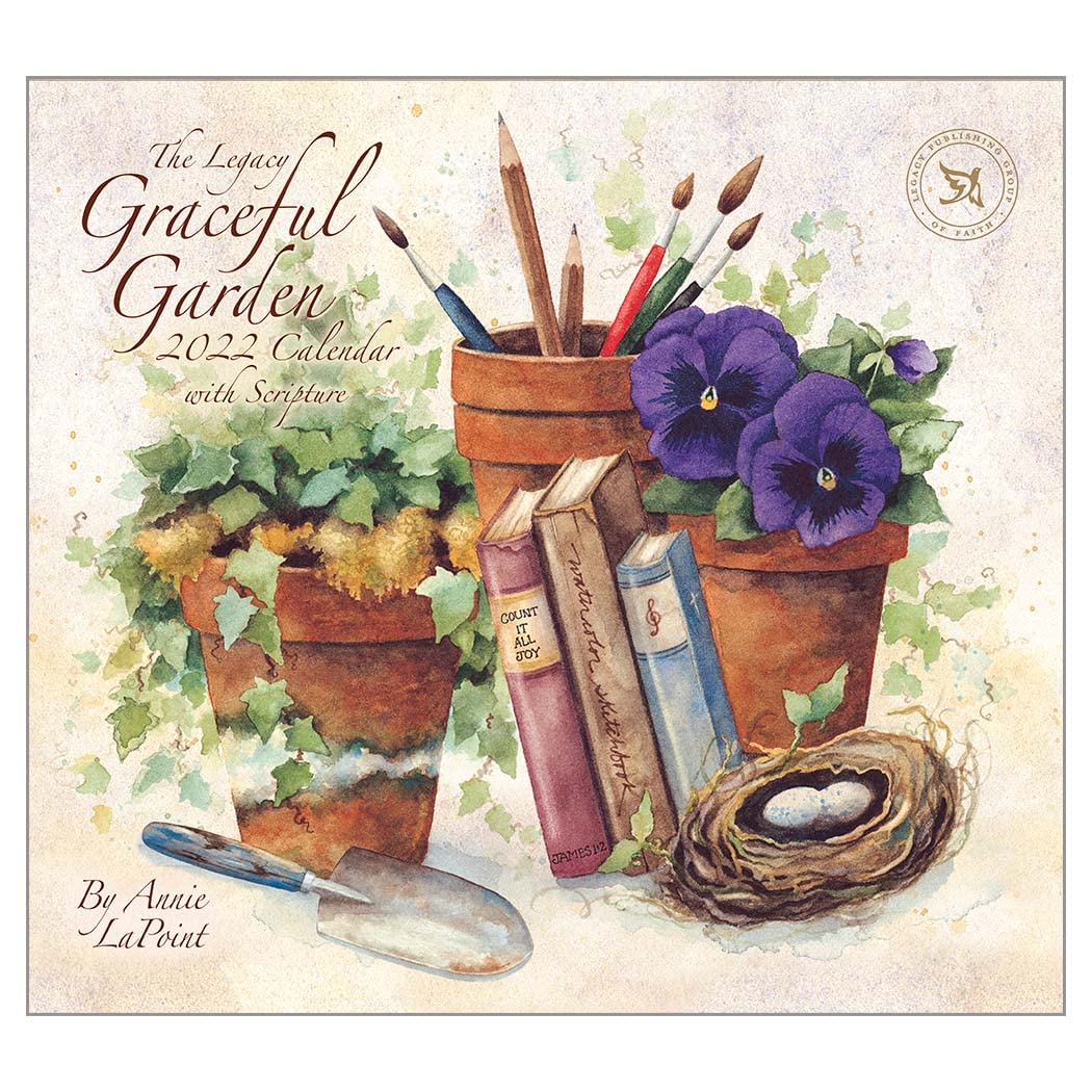 Legacy Publishing Group2022 Wall Calendar, 13 x 12-Inch, Graceful Garden